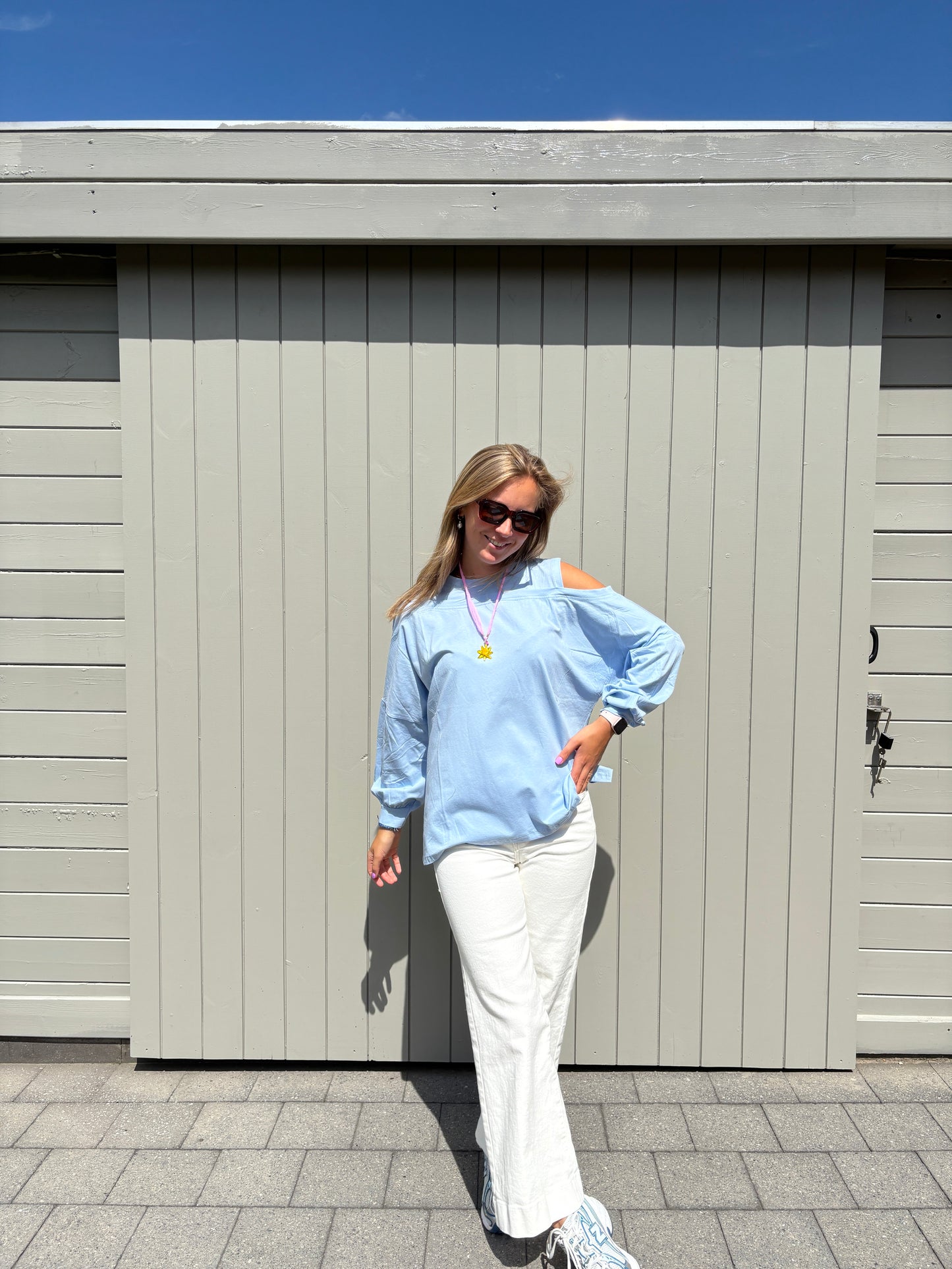 Liza sweater - lichtblauw