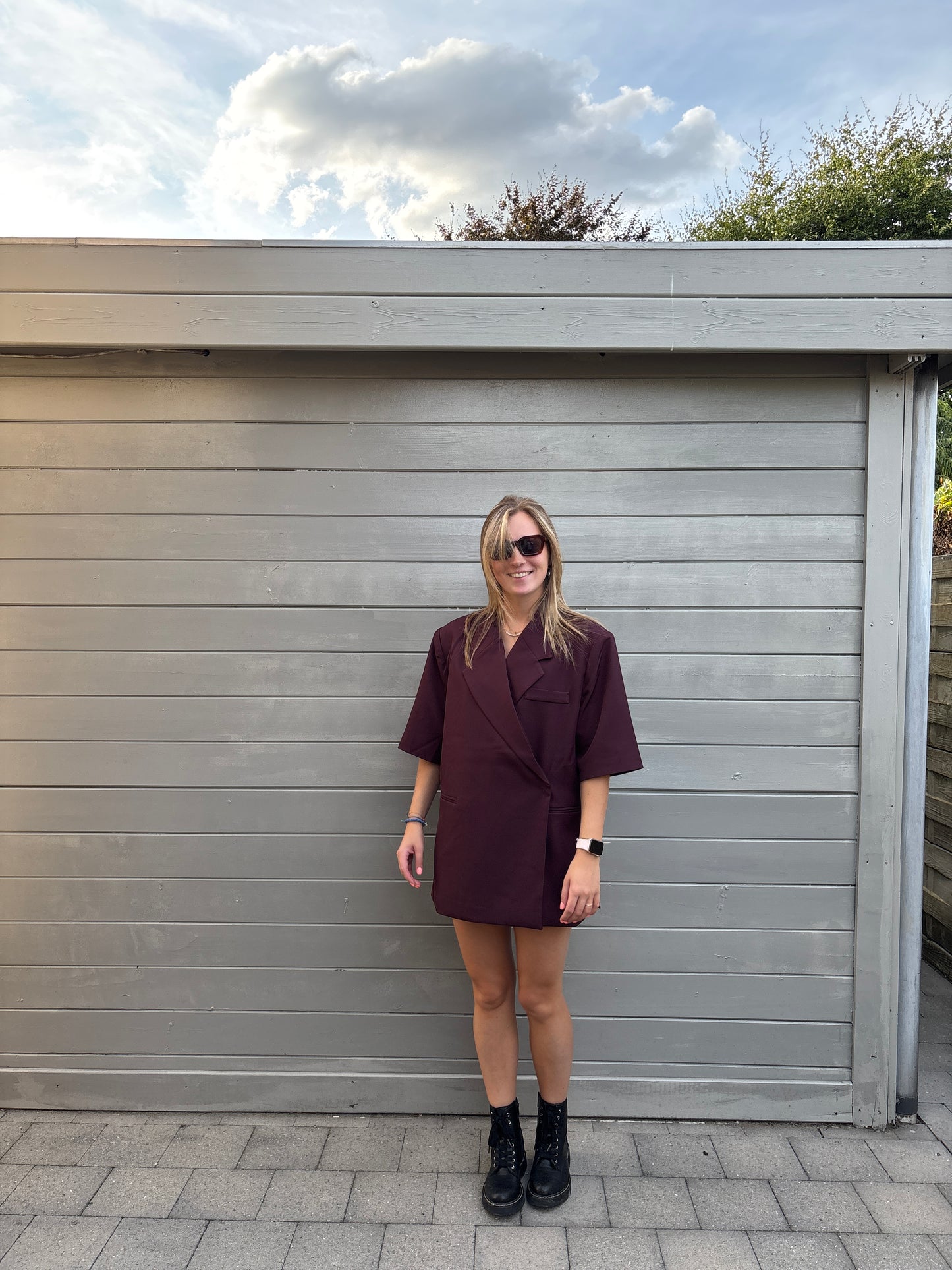Briana blazer - bordeaux