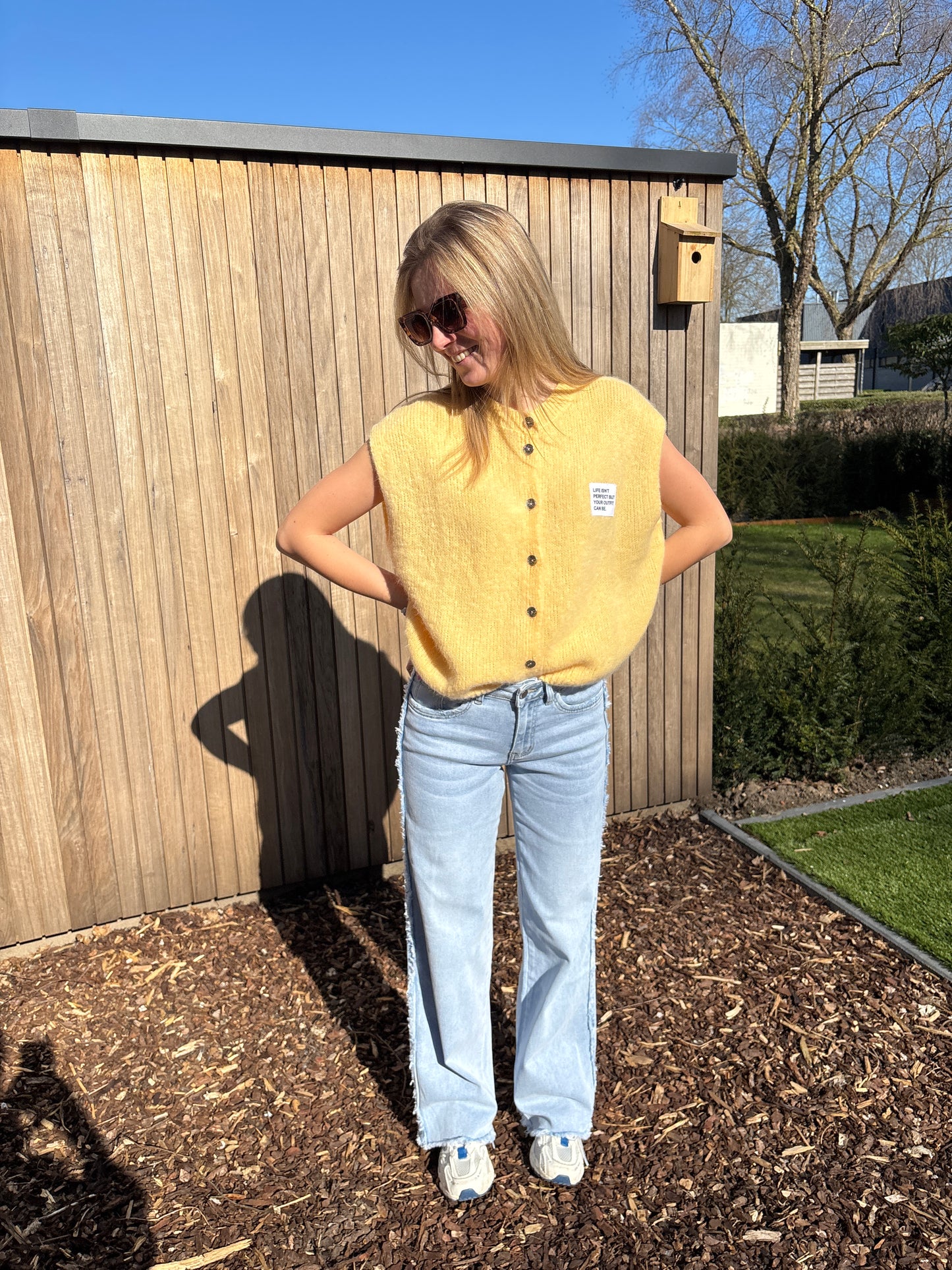 Tilly top - geel