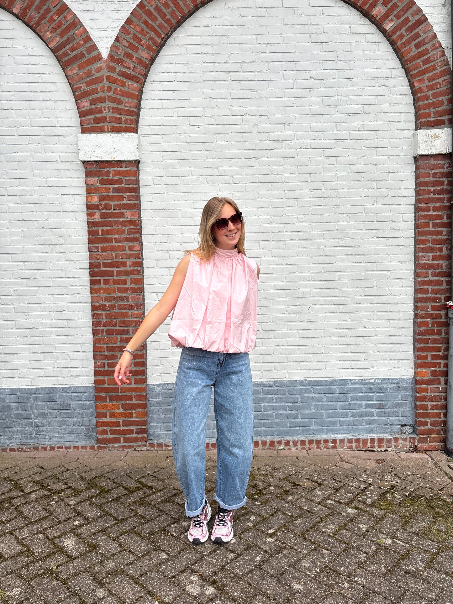Elena blouse - lichtroze