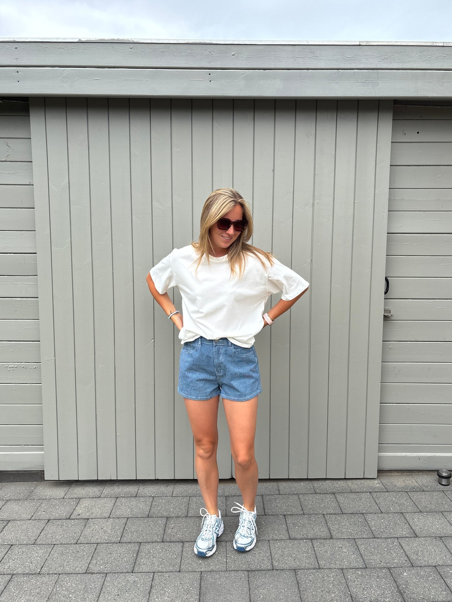 Heart jeansshort