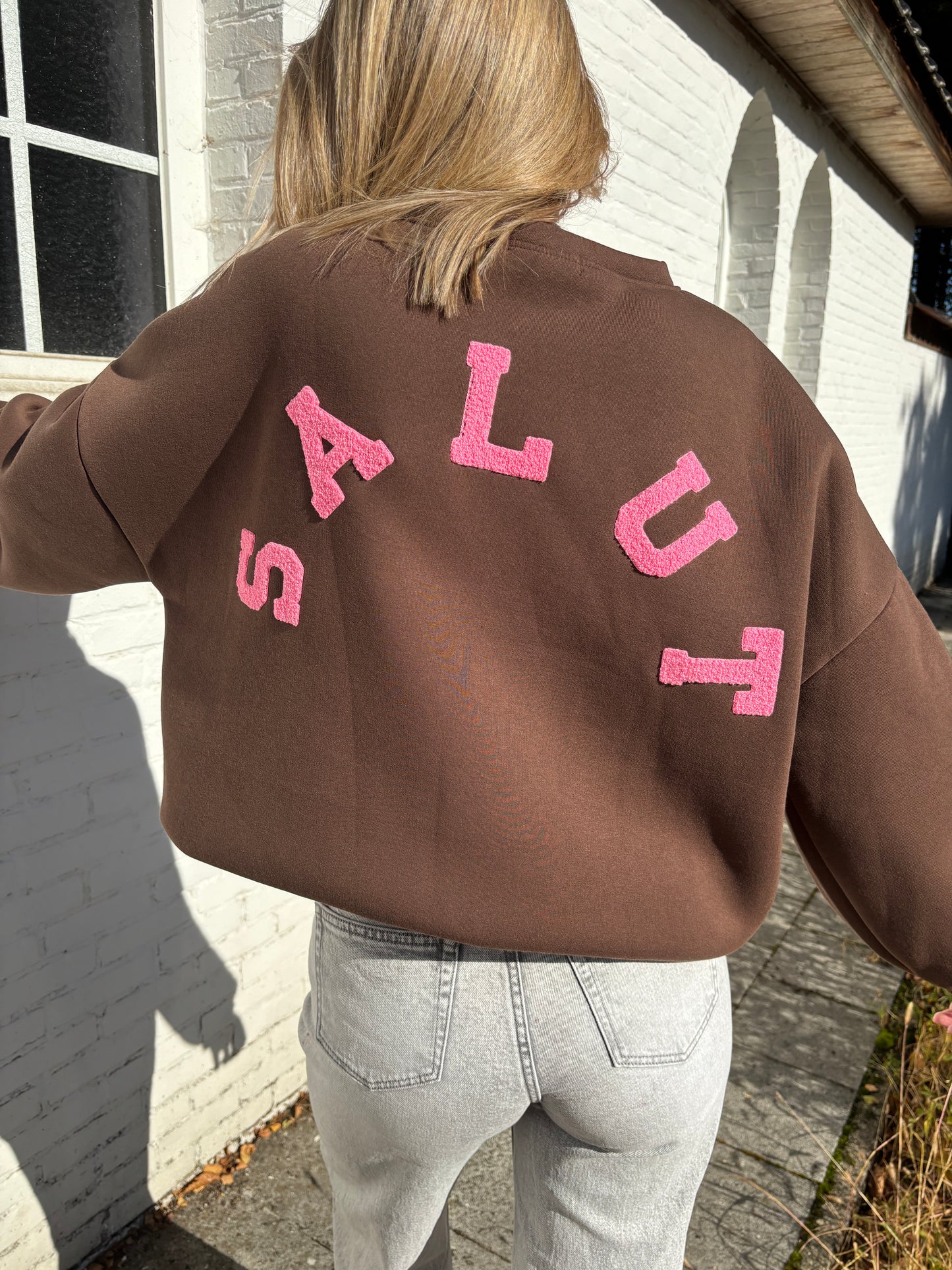 Salut sweater - bruin