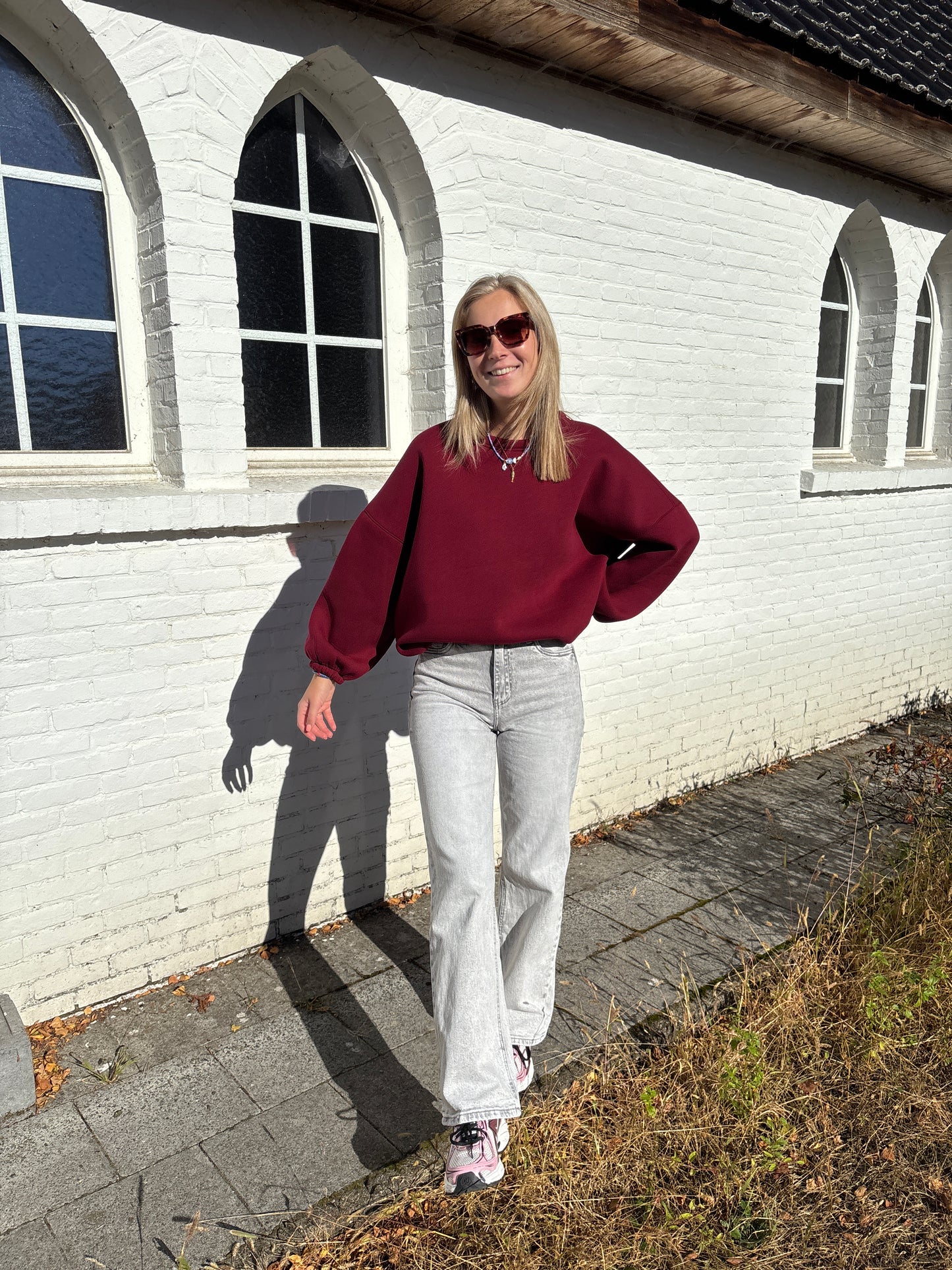 Salut sweater - bordeaux