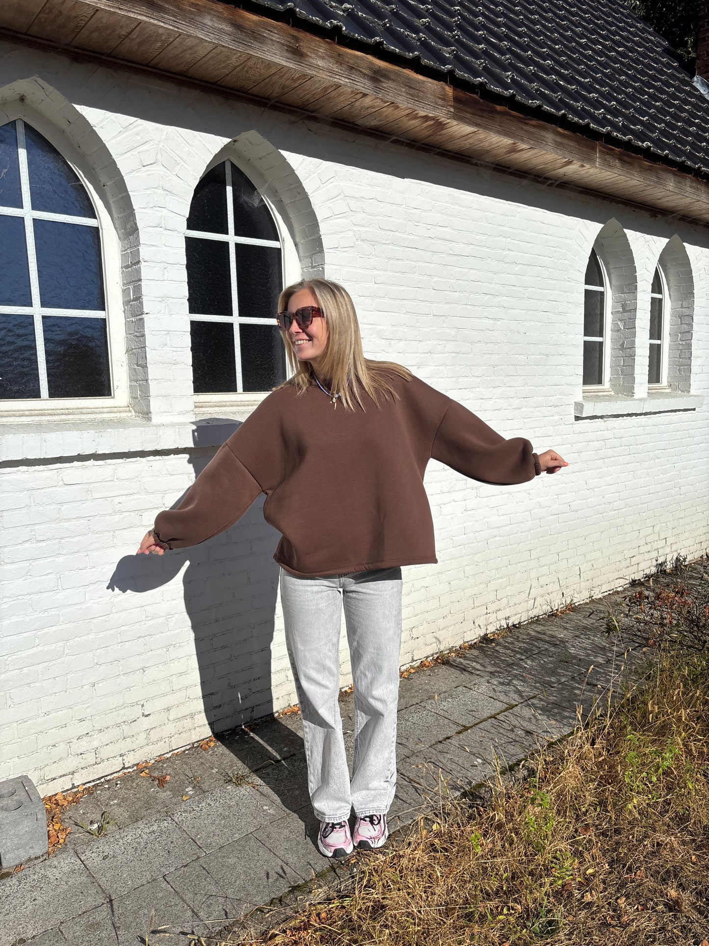 Salut sweater - bruin
