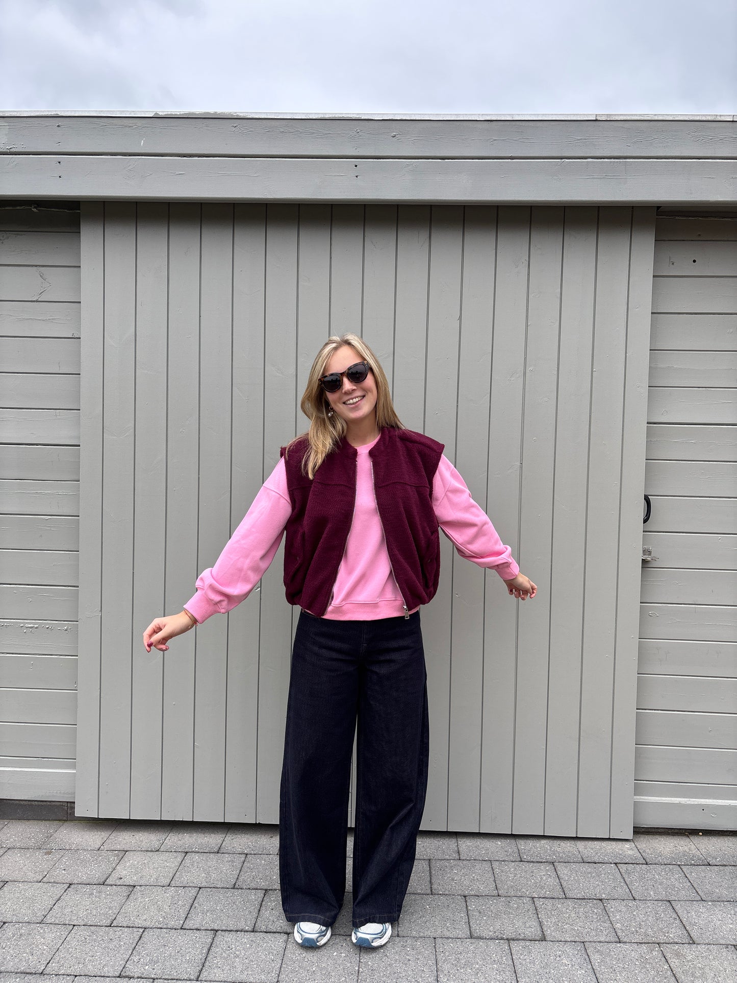 Jutta vestje - bordeaux