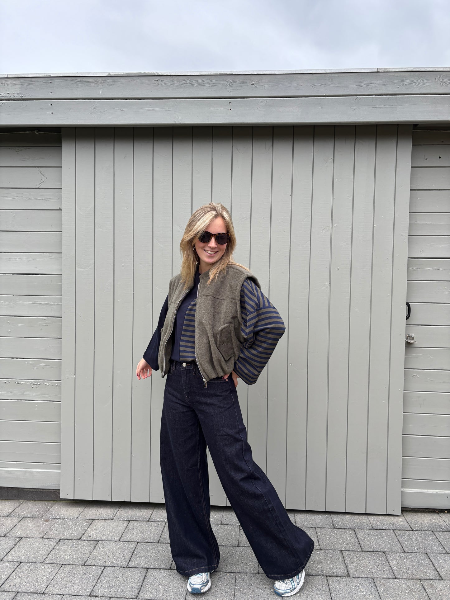 Jutta vestje - kaki