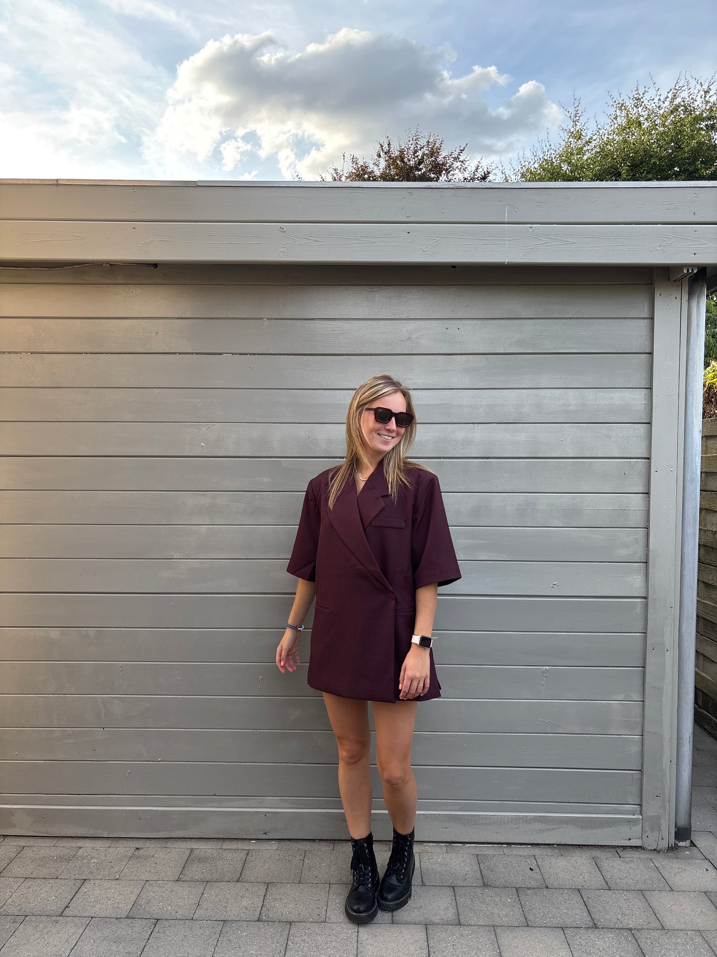 Briana blazer - bordeaux