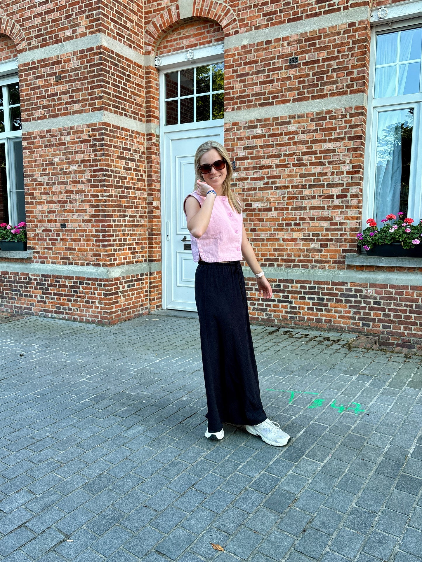 Pia top - roze