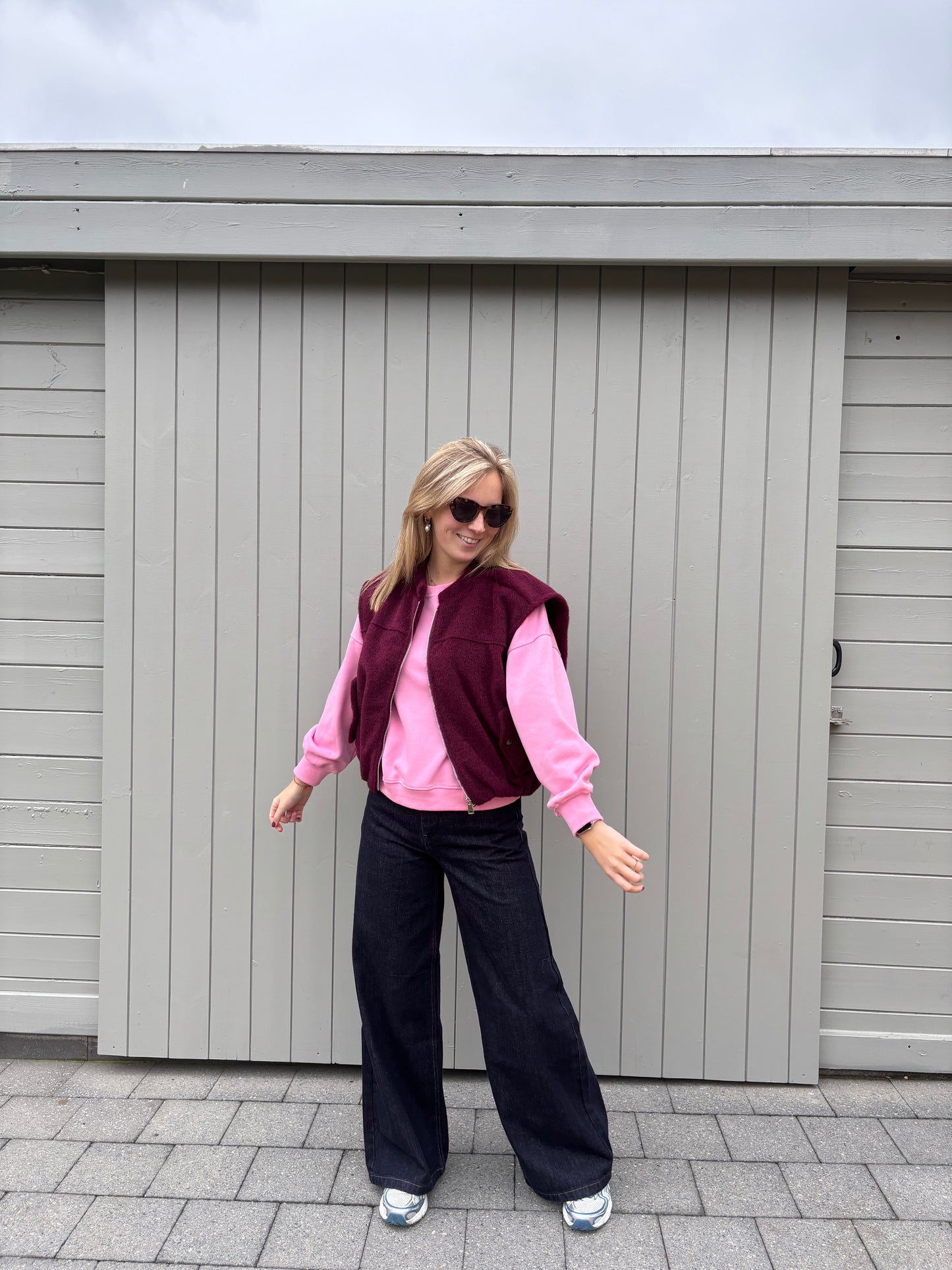 Jutta vestje - bordeaux