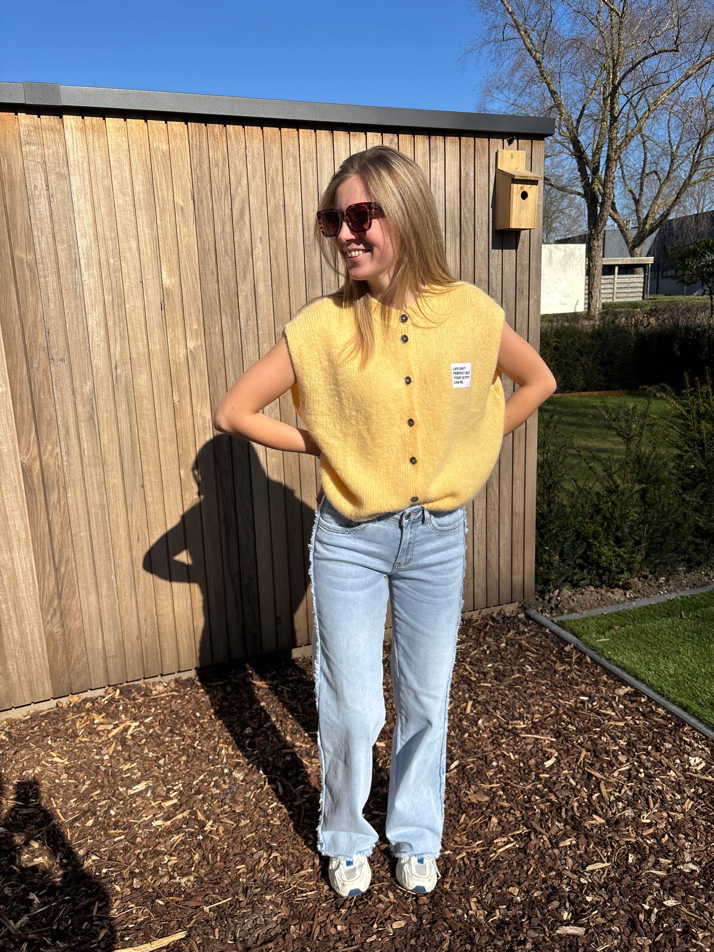 Tilly top - geel