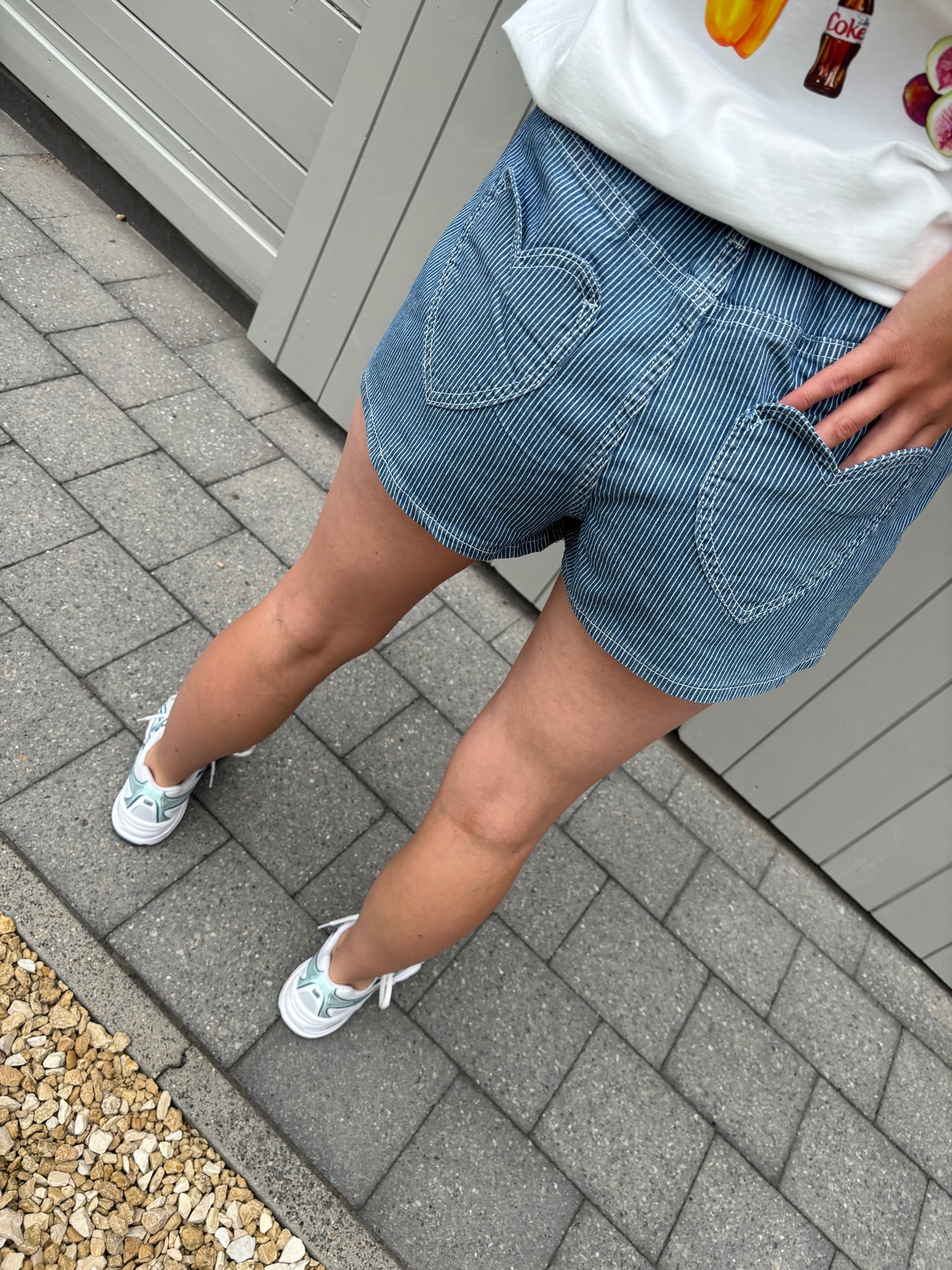 Heart jeansshort