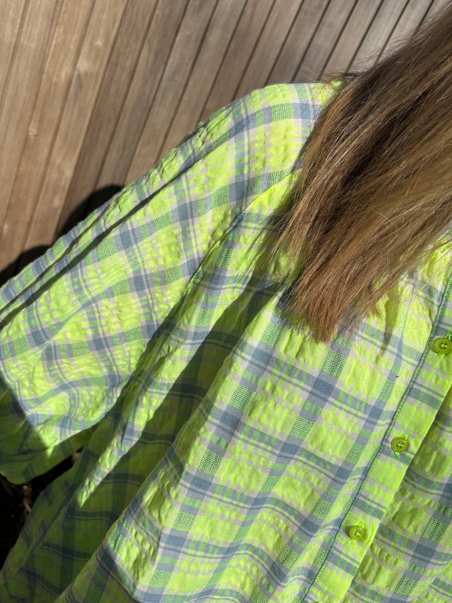 Mona blouse - geelgroen