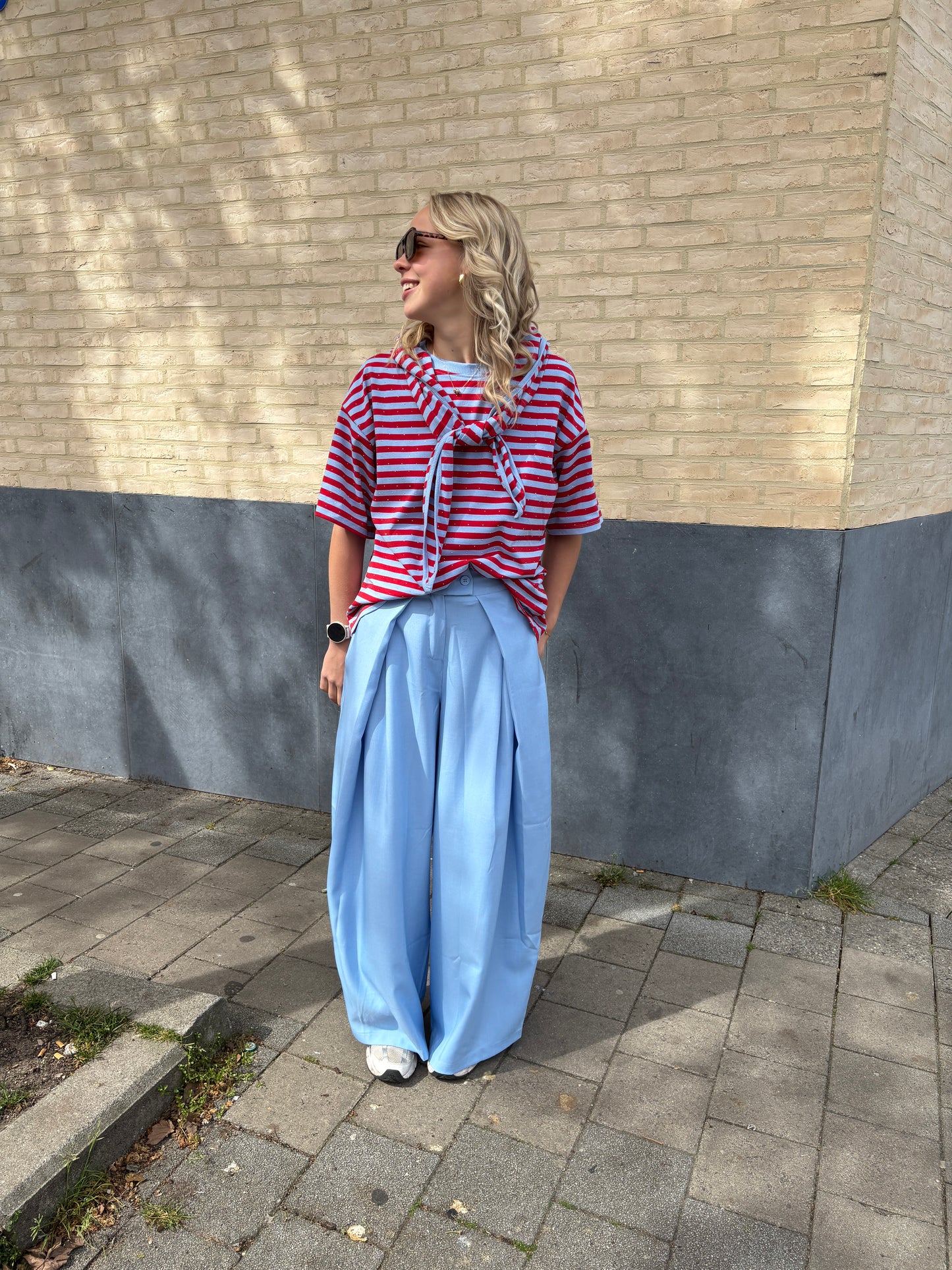 Oona broek - lichtblauw