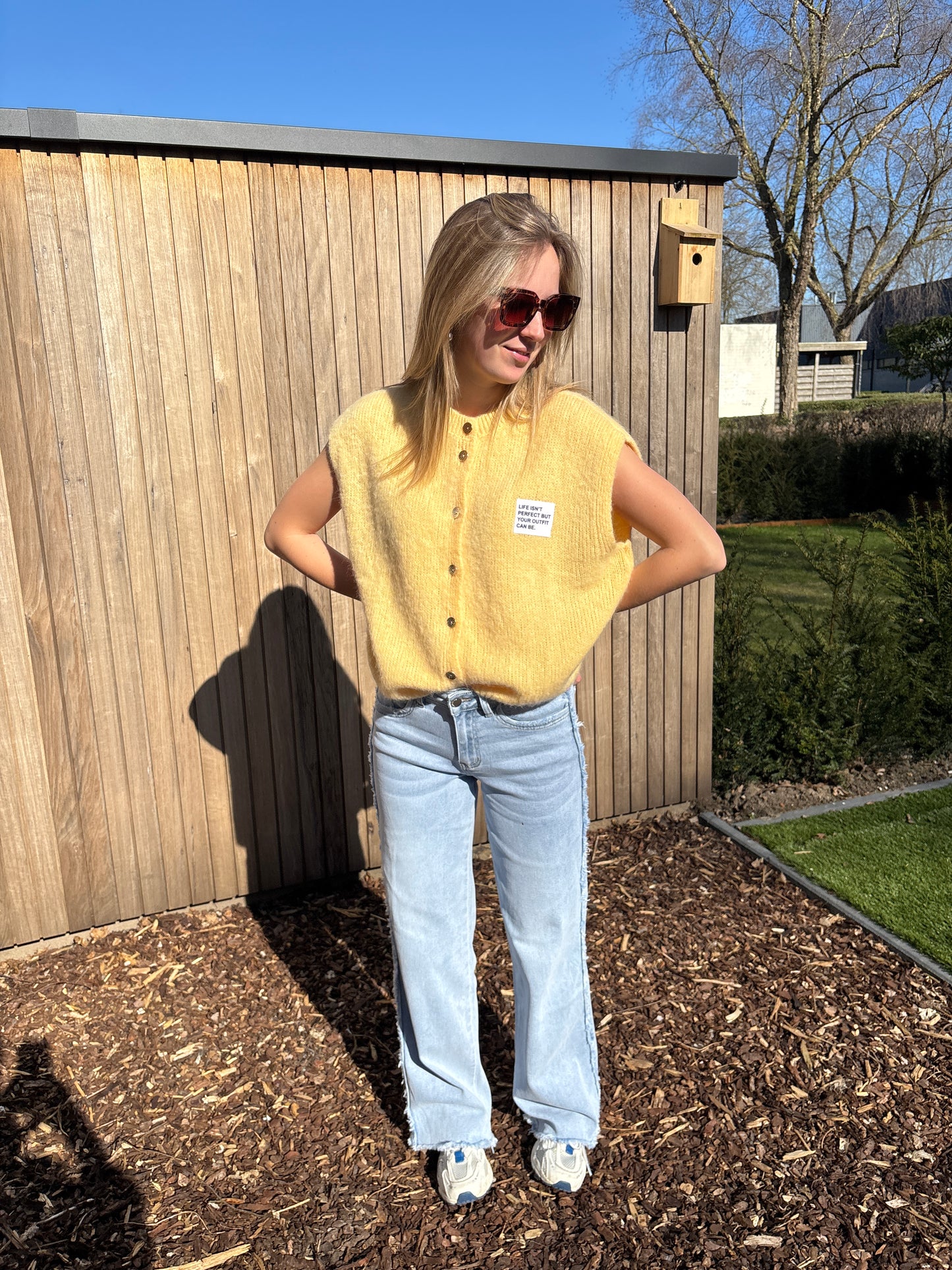 Tilly top - geel