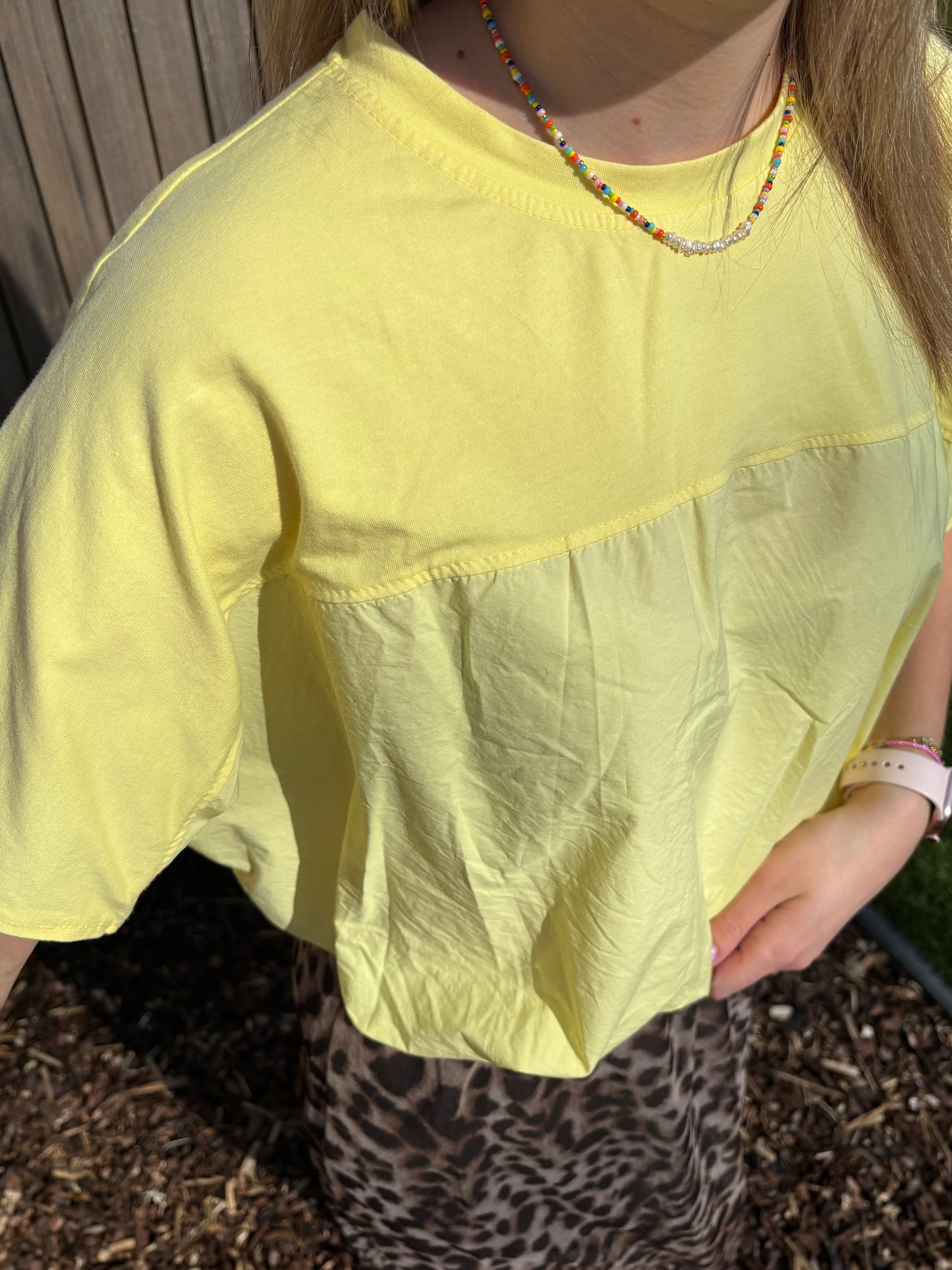 Liz t-shirt - geel