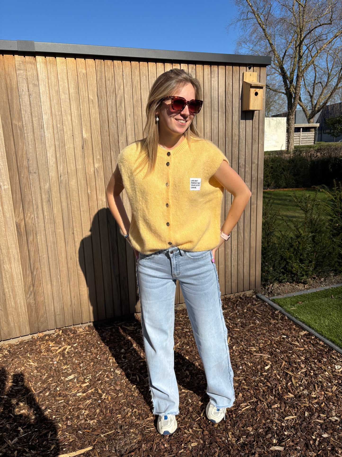 Tilly top - geel