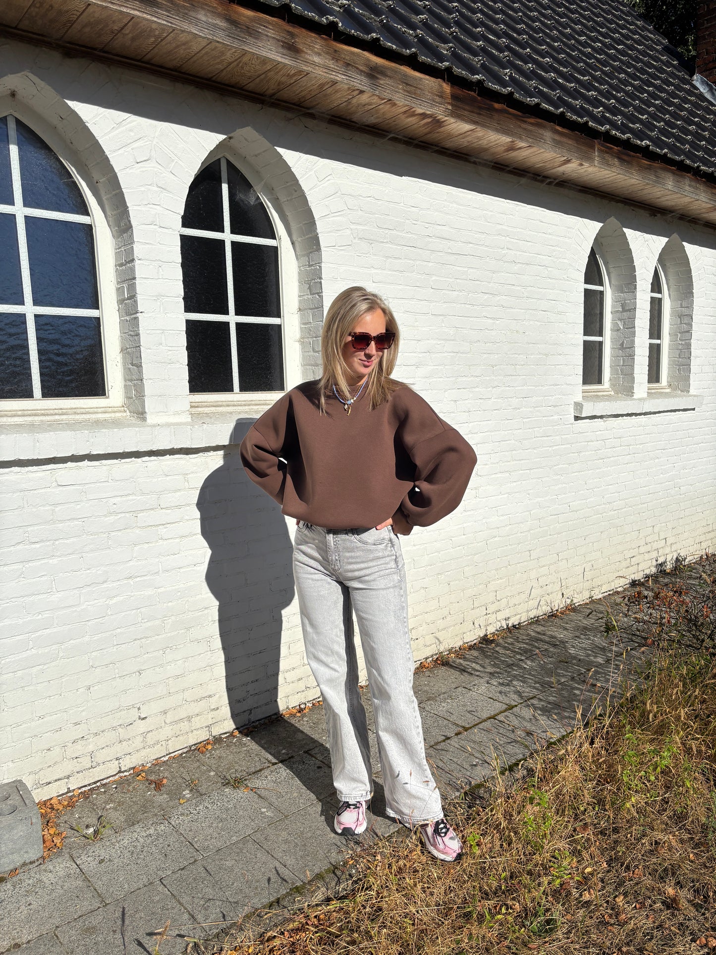 Salut sweater - bruin