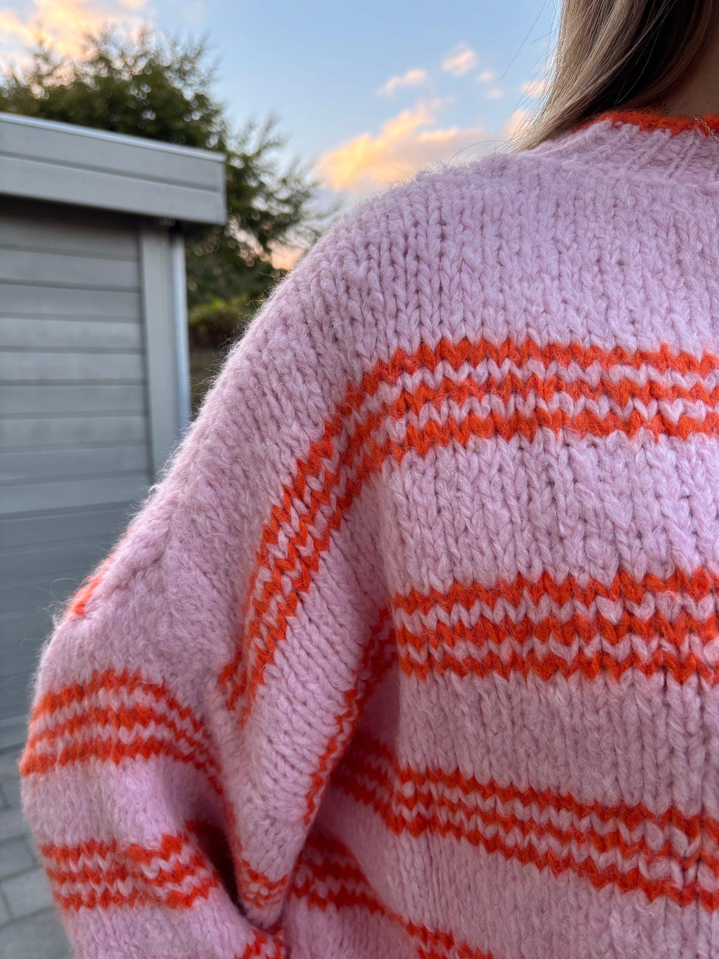 Lily trui - roze/oranje