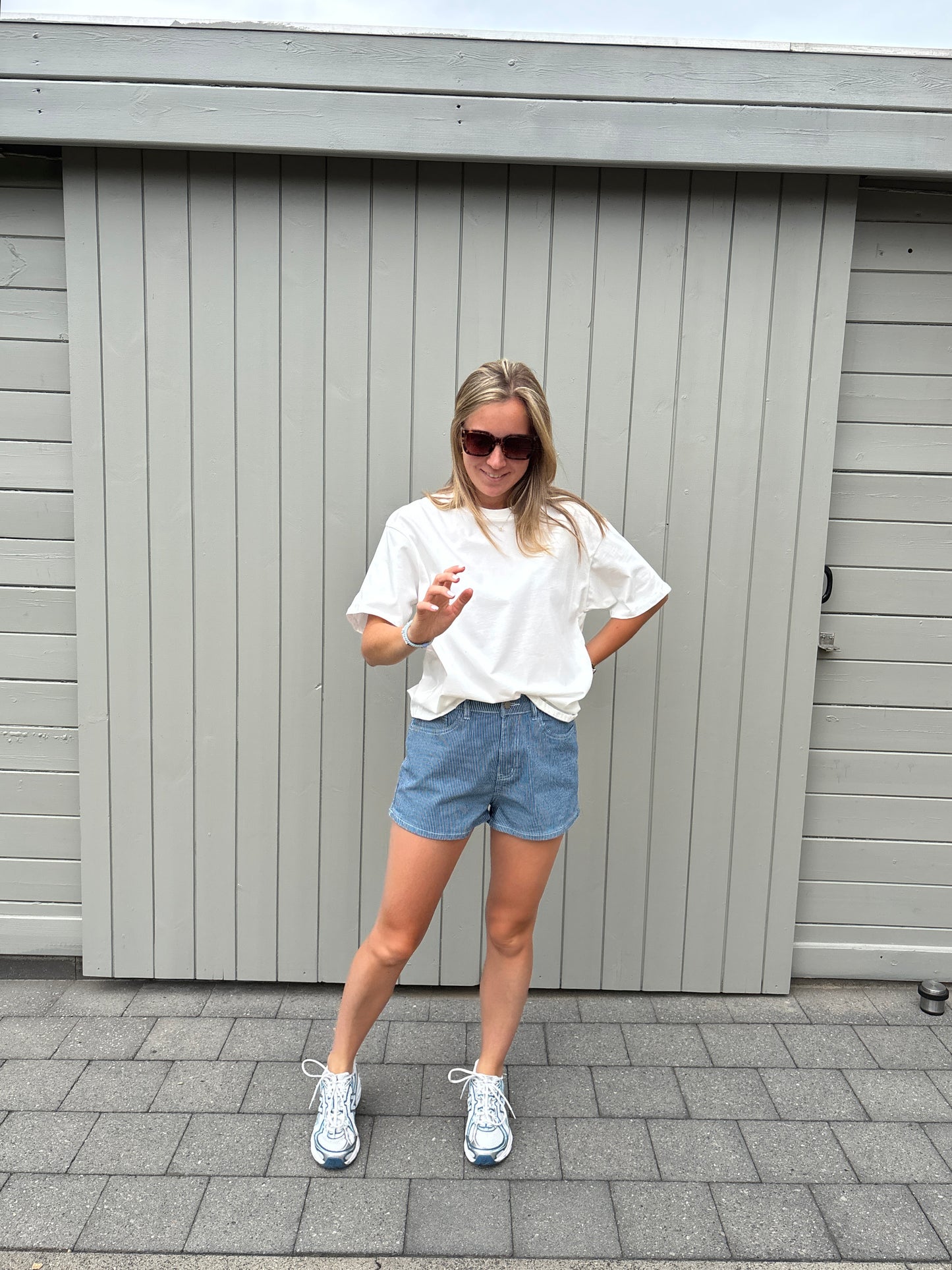 Heart jeansshort