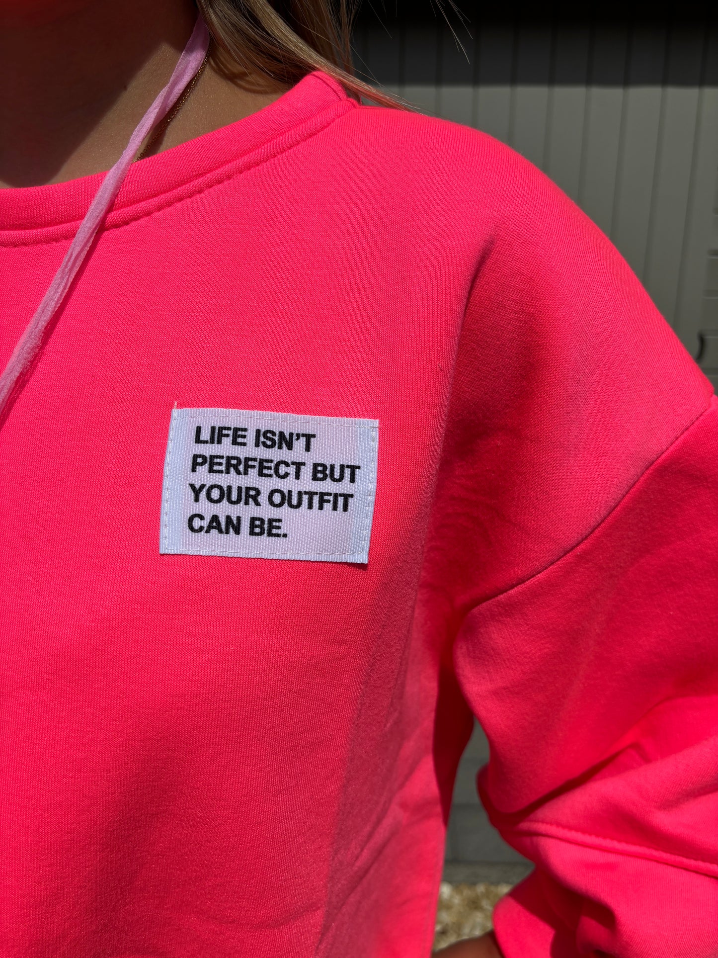 Suze sweater - felroze