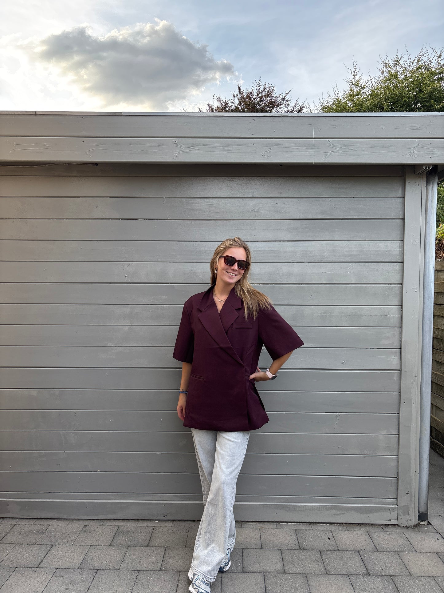 Briana blazer - bordeaux