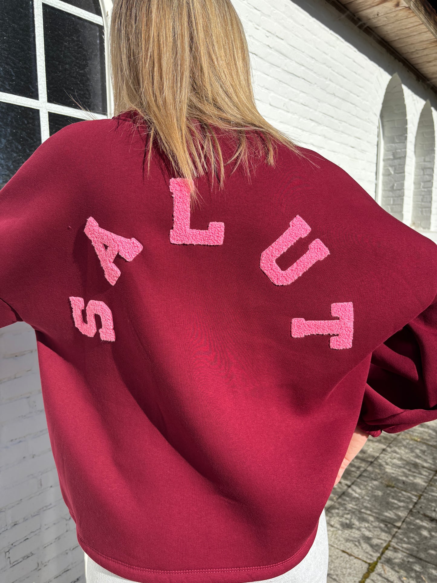 Salut sweater - bordeaux