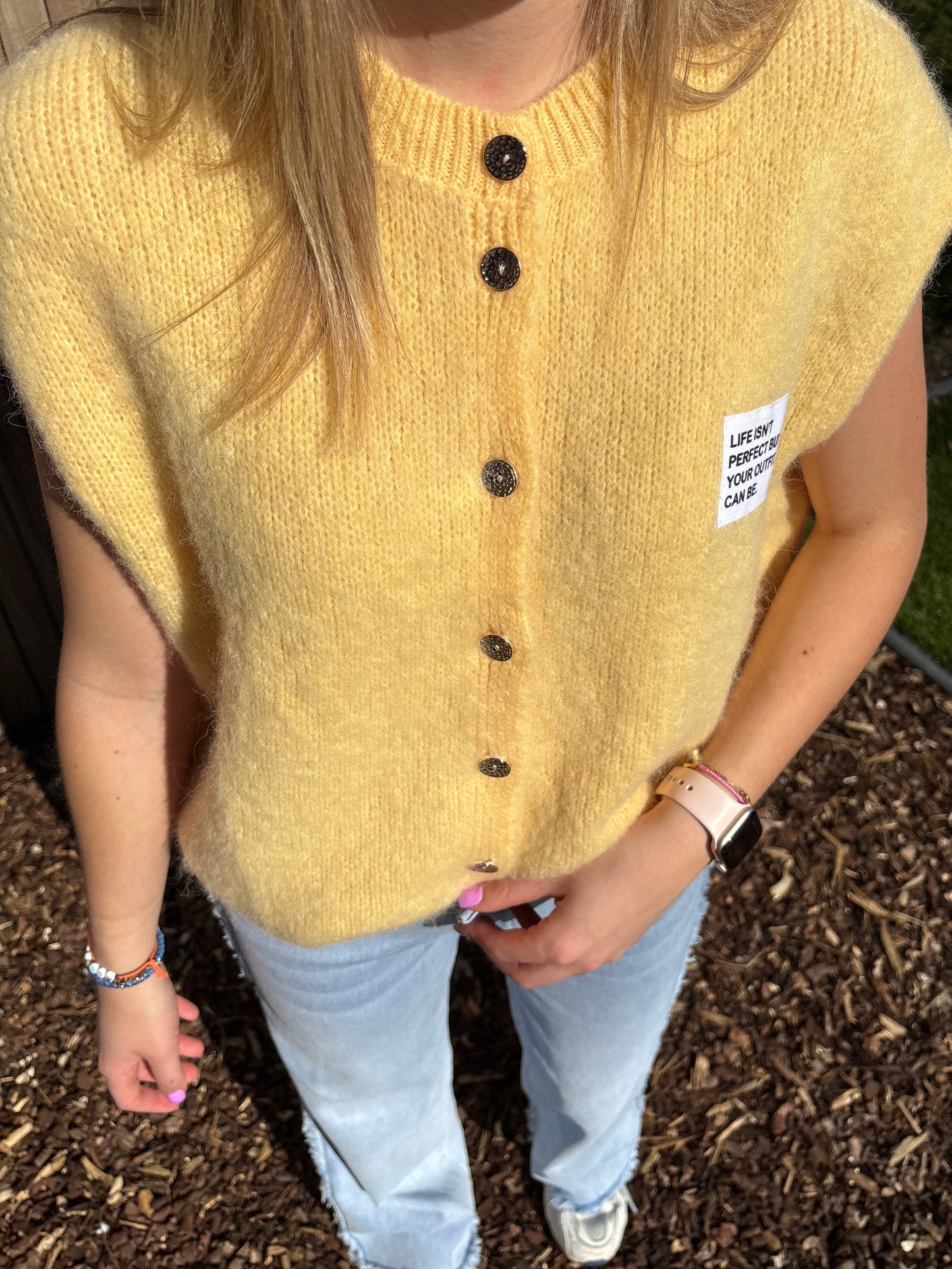 Tilly top - geel