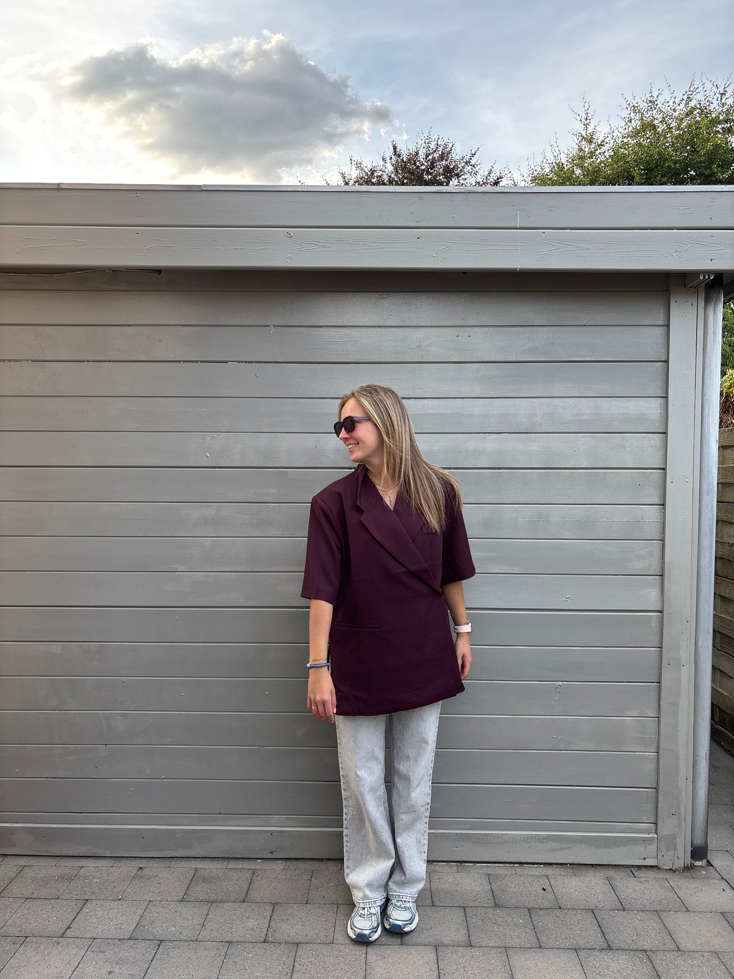 Briana blazer - bordeaux