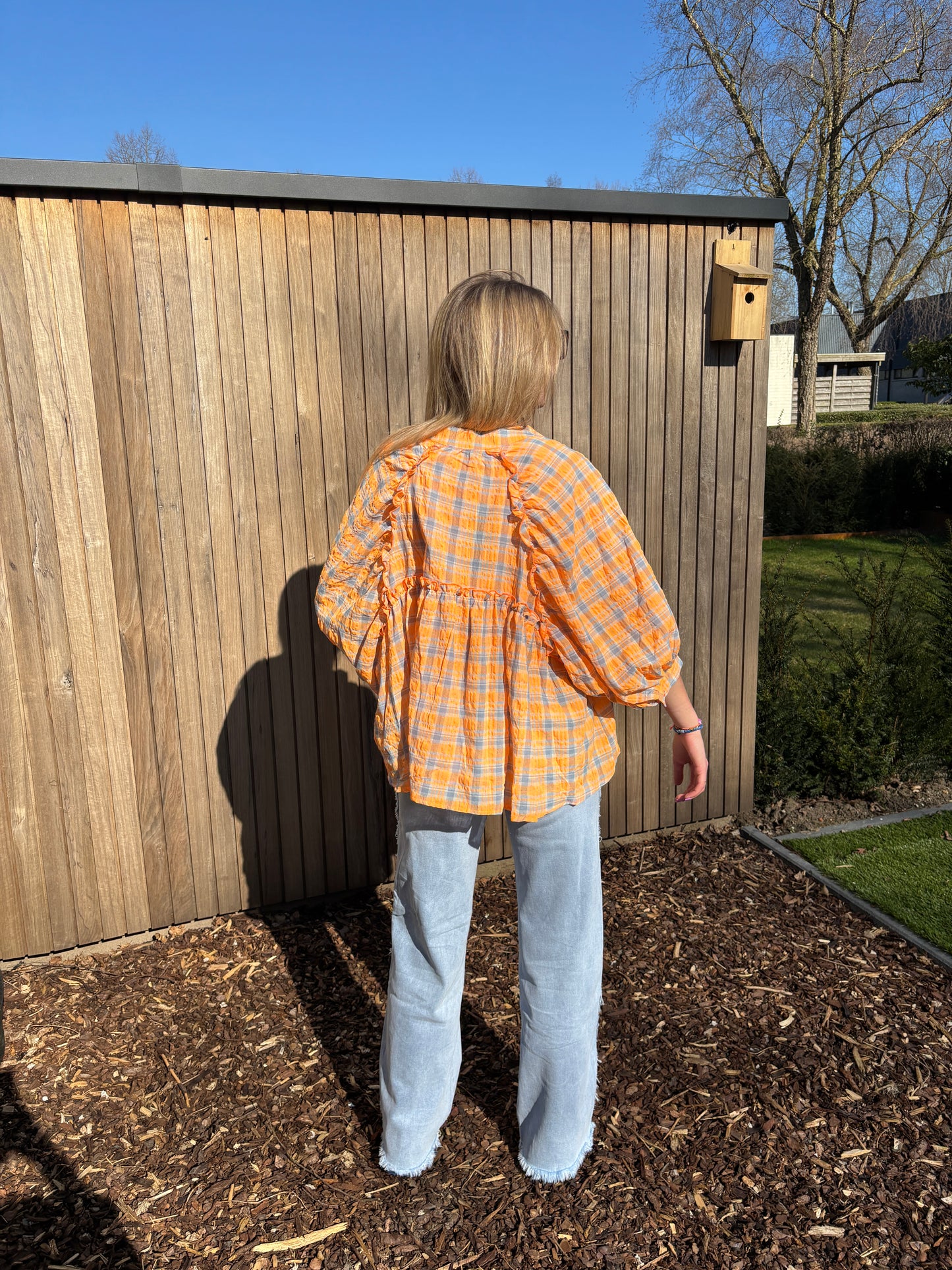 Mona blouse - oranje