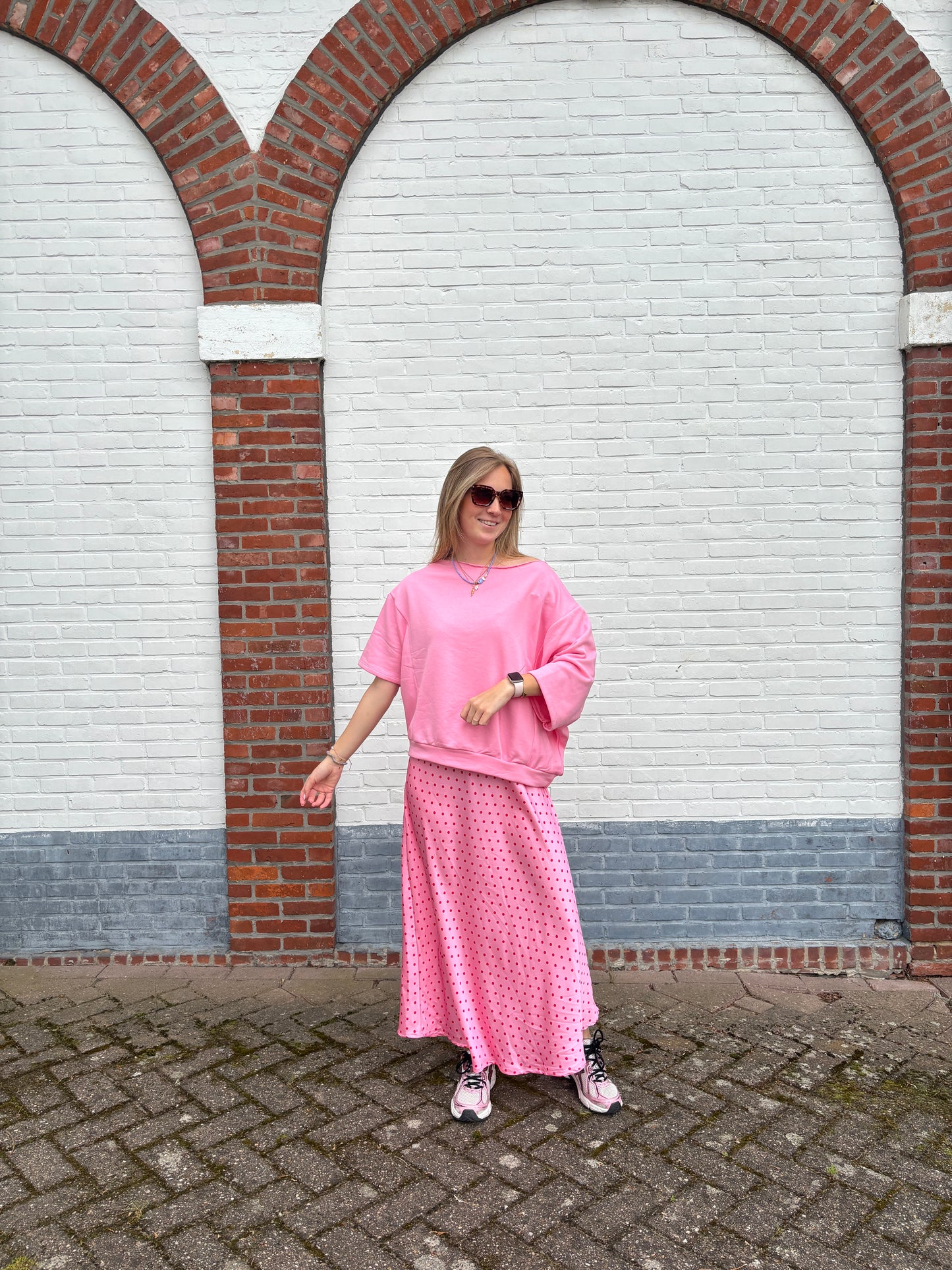 Flo T-shirt - roze
