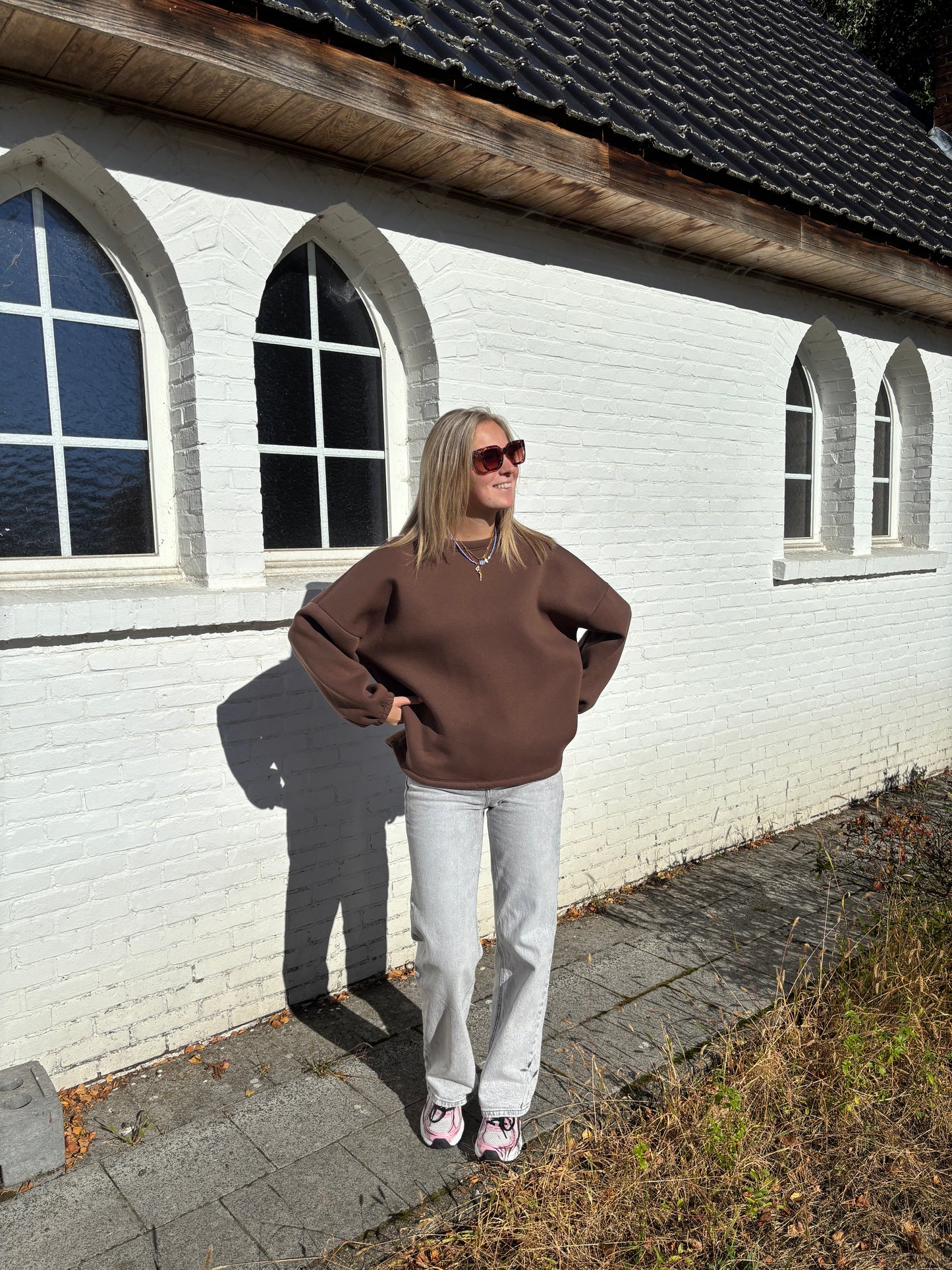 Salut sweater - bruin