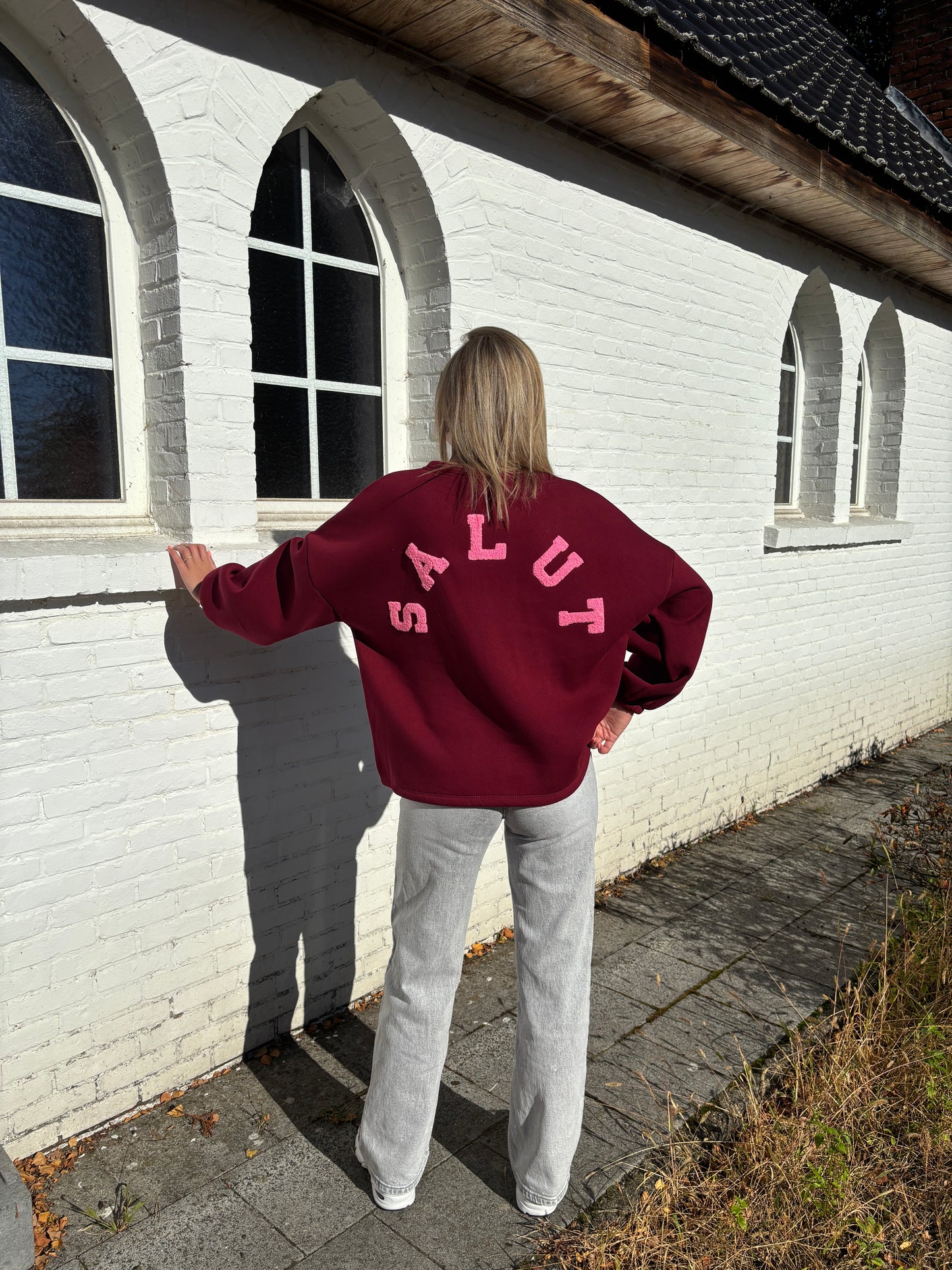 Salut sweater - bordeaux