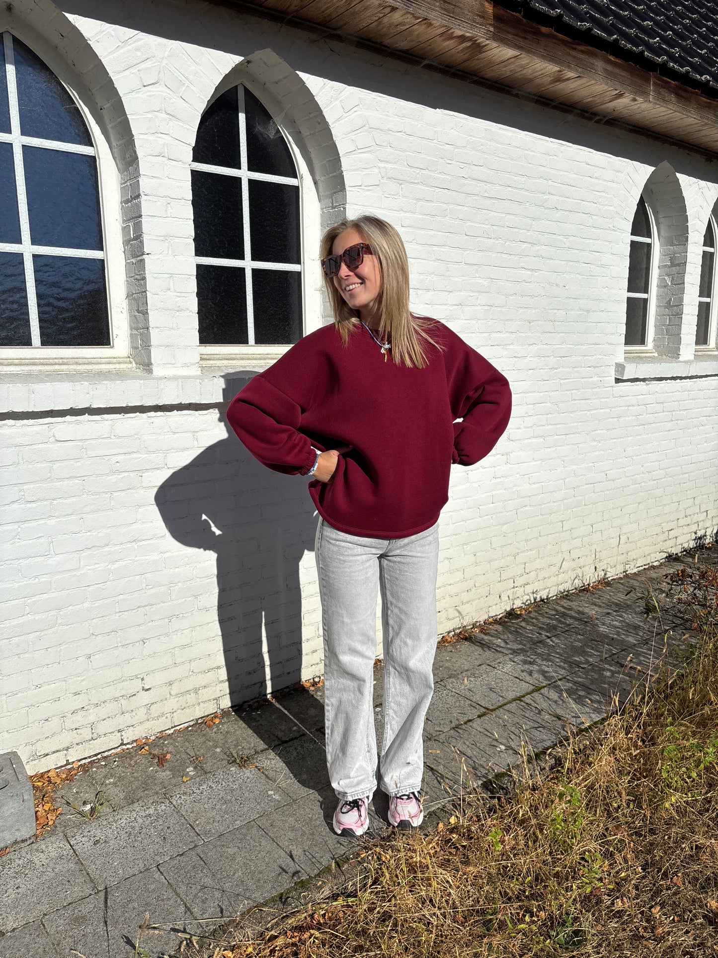 Salut sweater - bordeaux