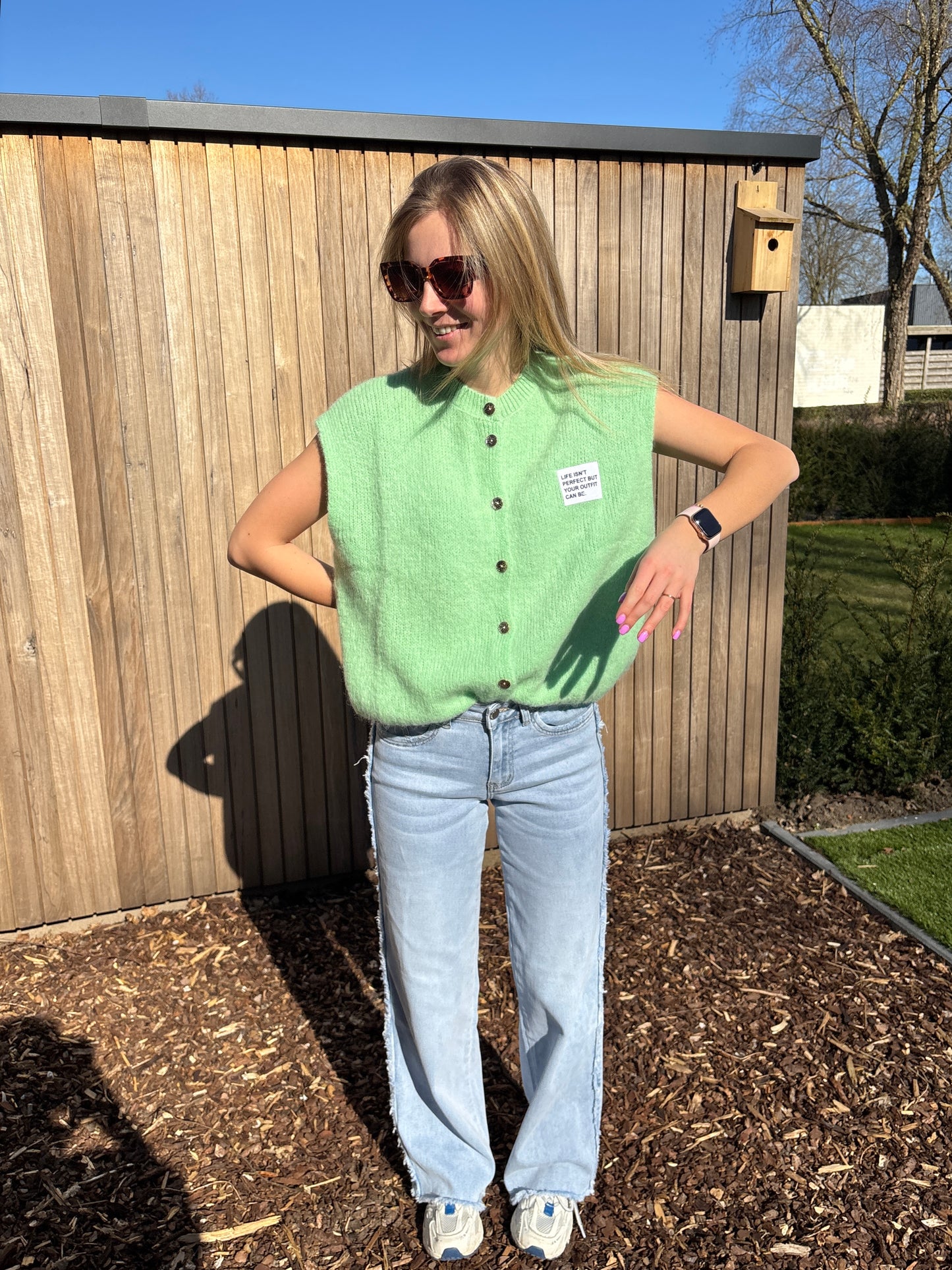 Tilly top - lichtgroen