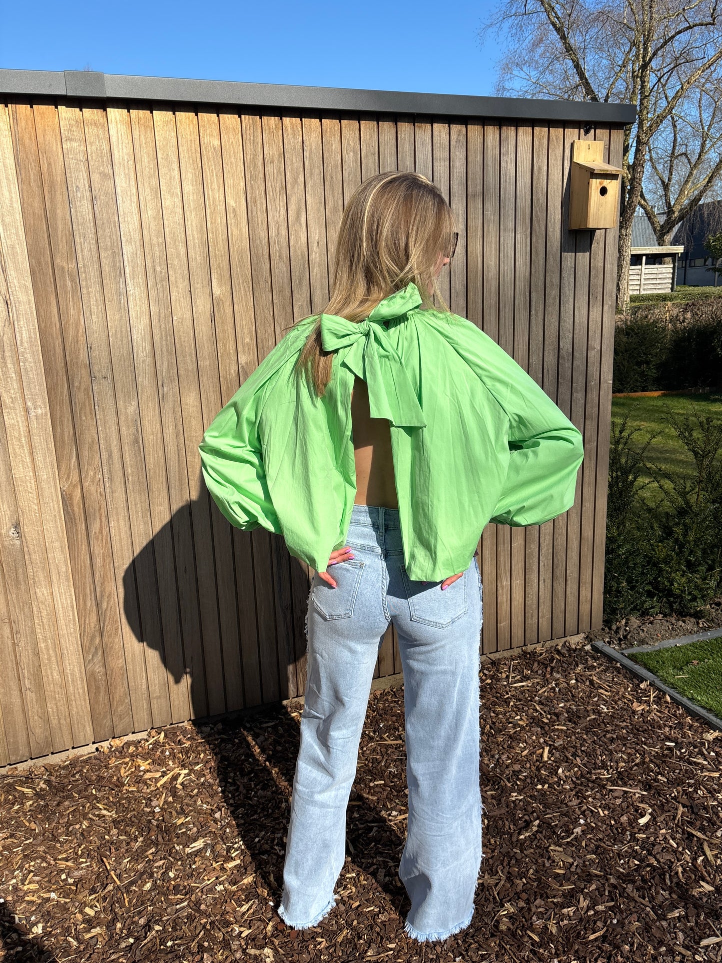 Zara blouse - lichtgroen