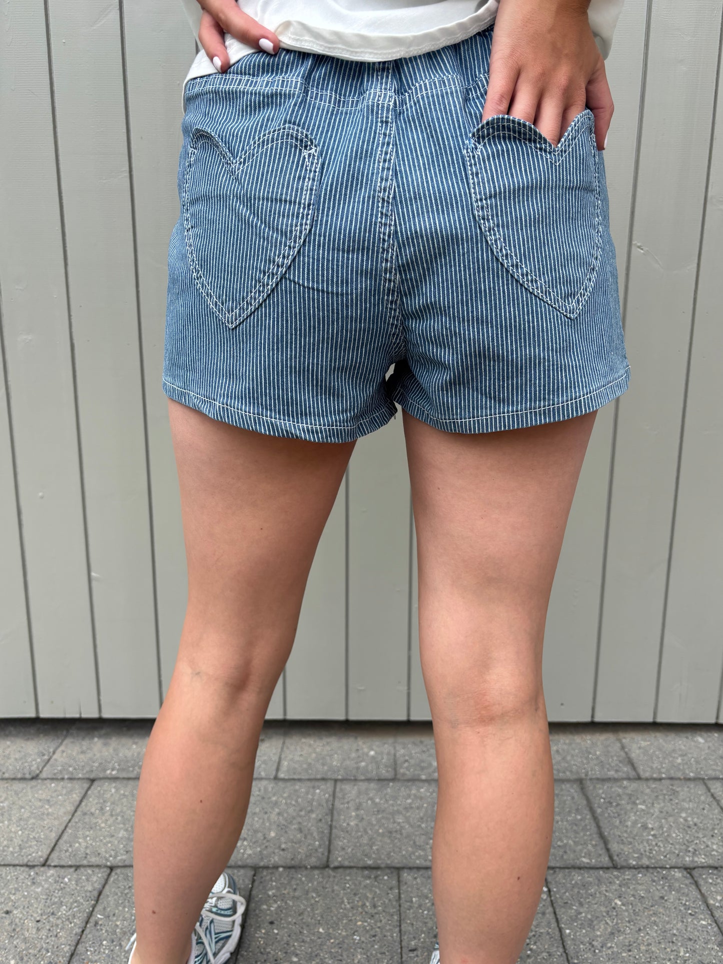 Heart jeansshort