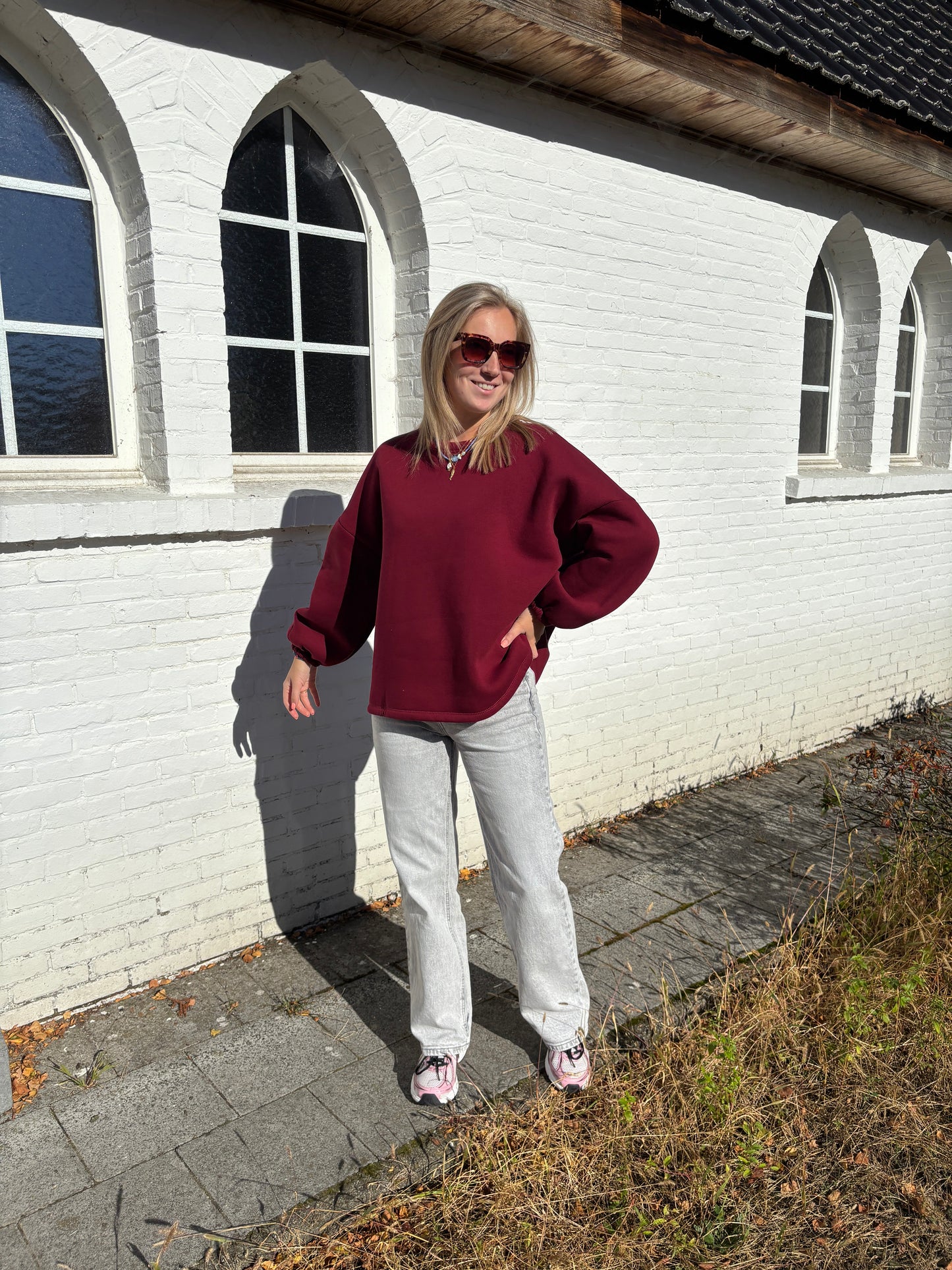Salut sweater - bordeaux