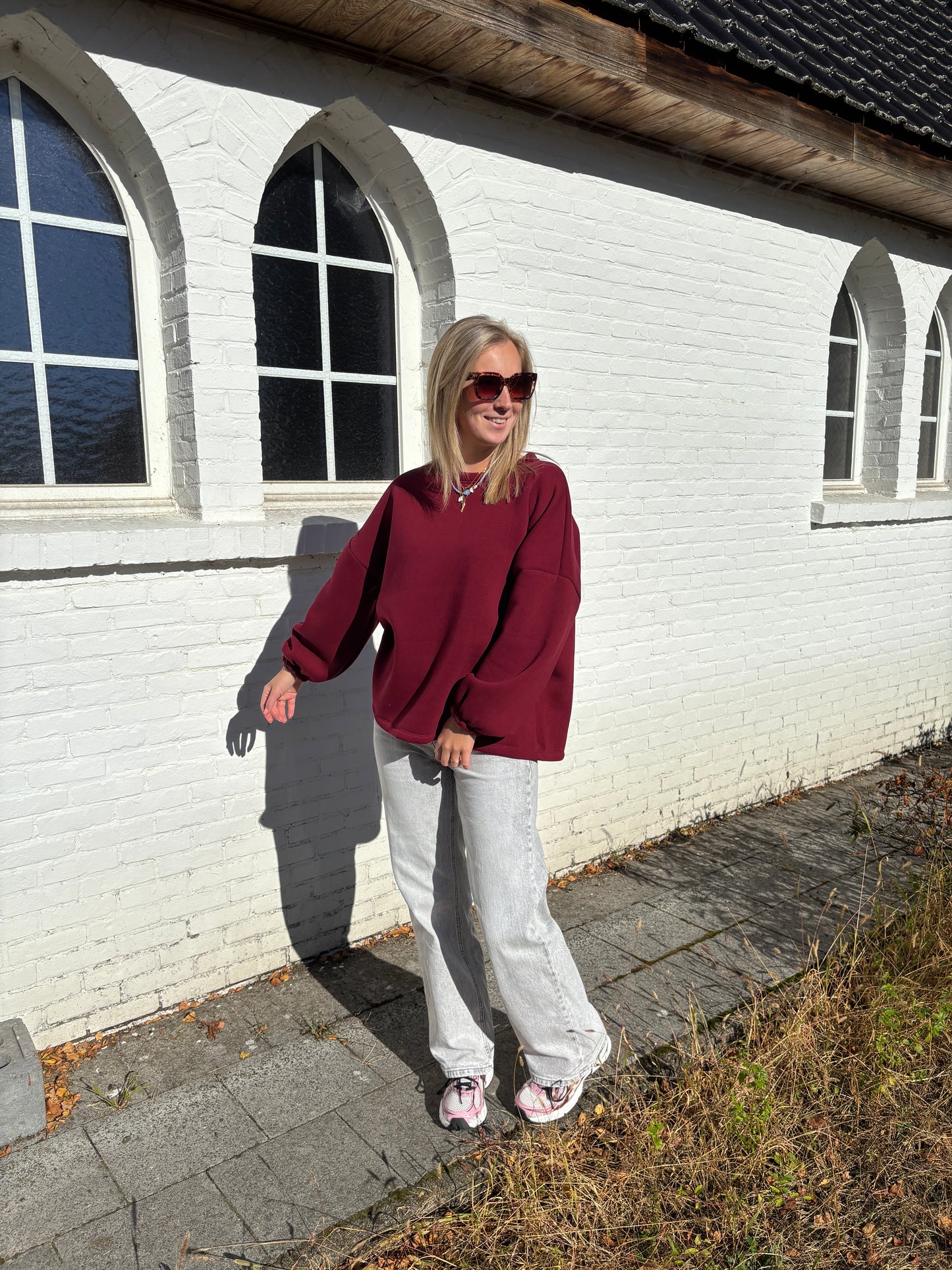 Salut sweater - bordeaux