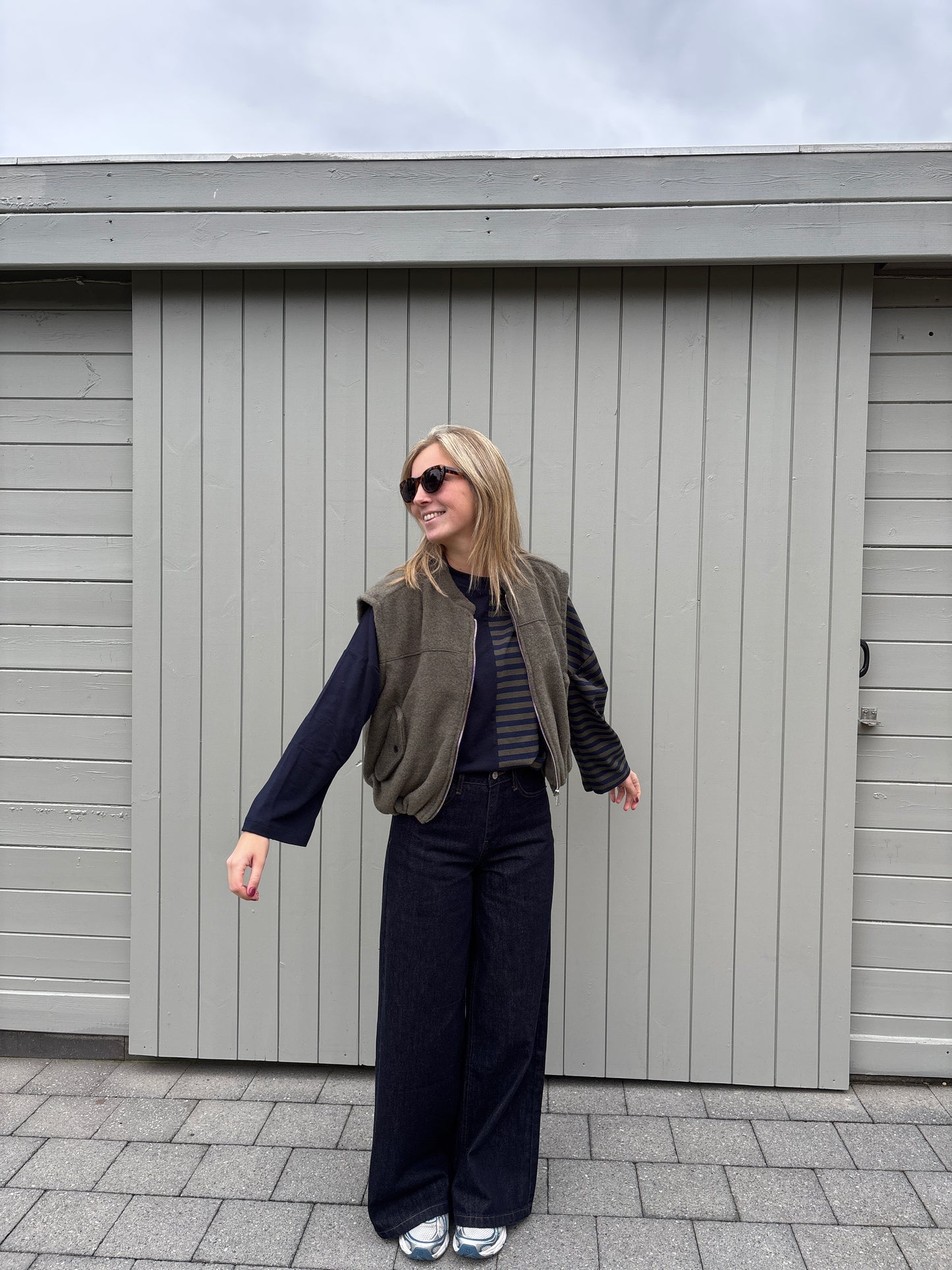 Jutta vestje - kaki