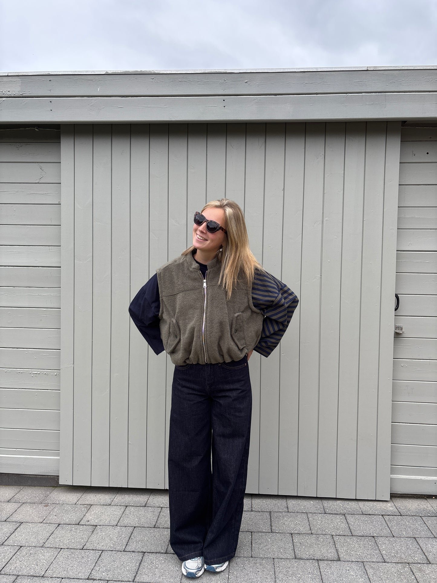 Jutta vestje - kaki
