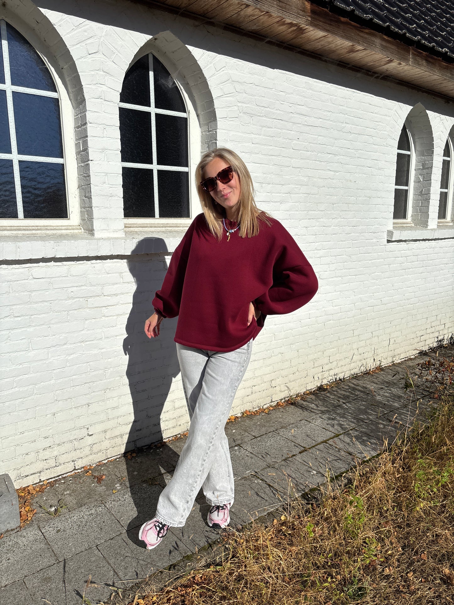 Salut sweater - bordeaux