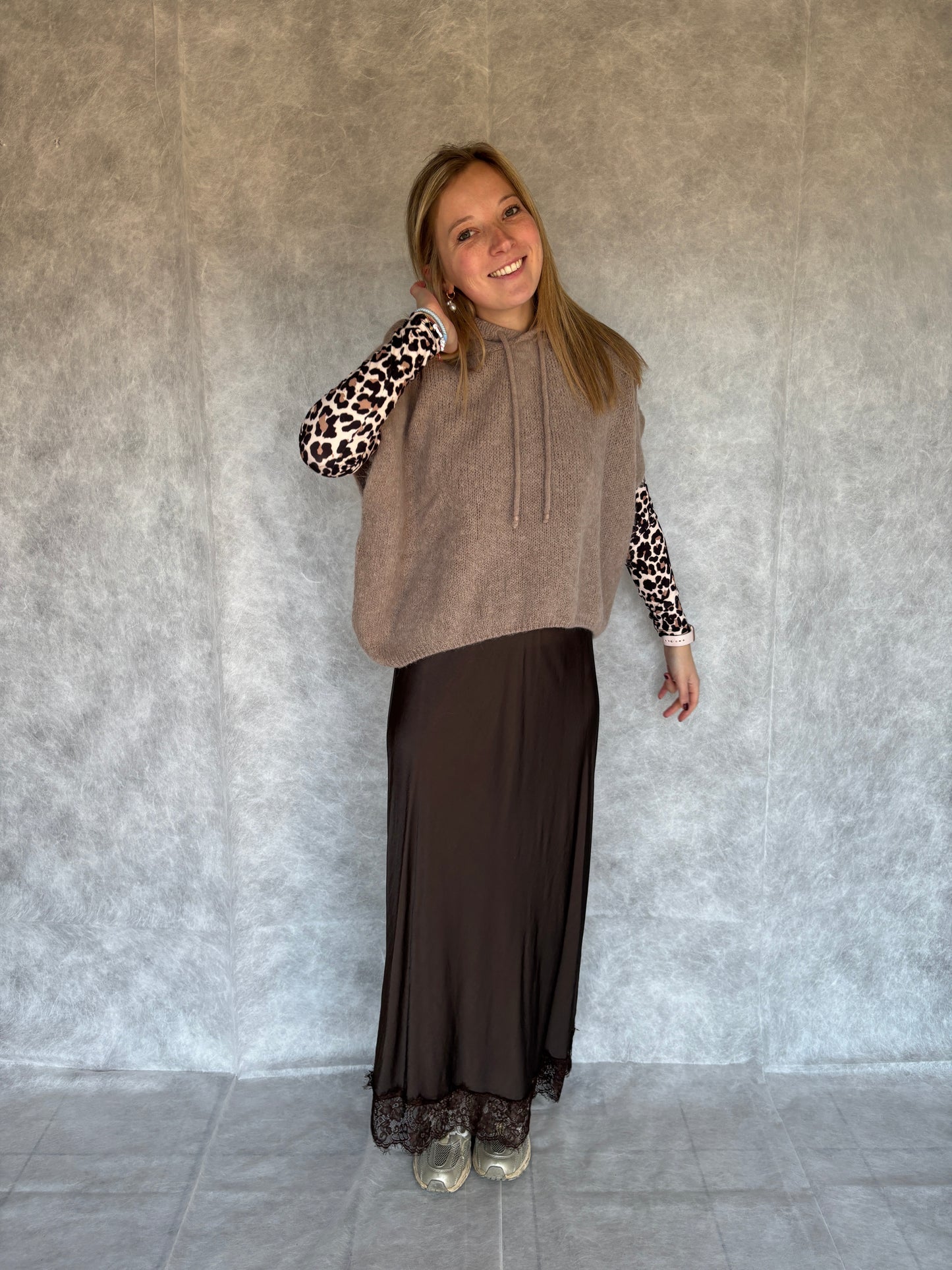 Loa top - leopard