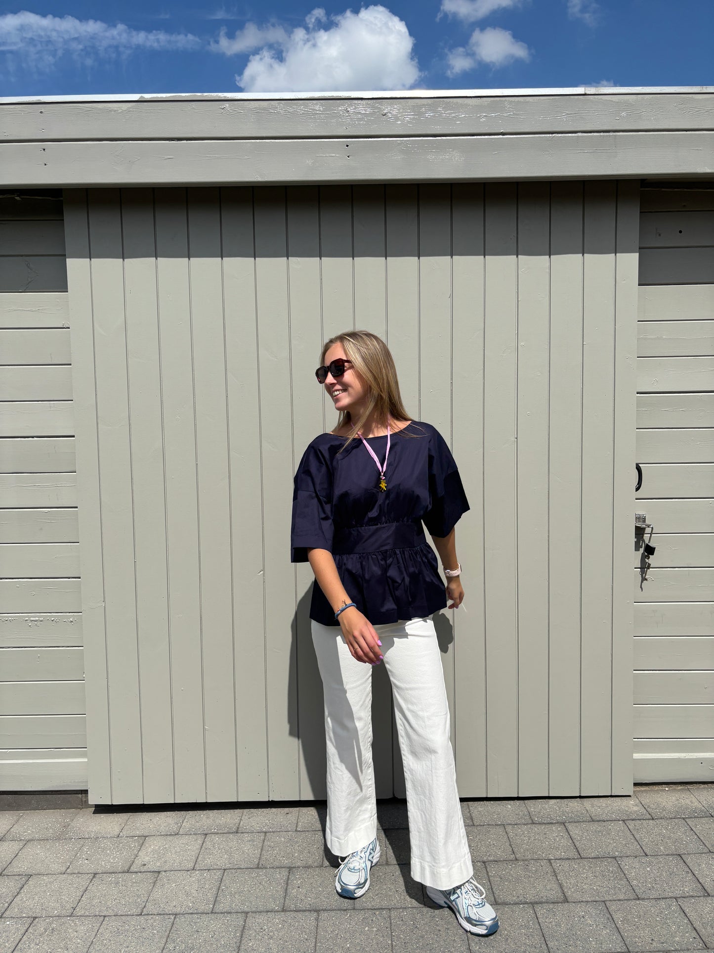Sia striktop - marineblauw