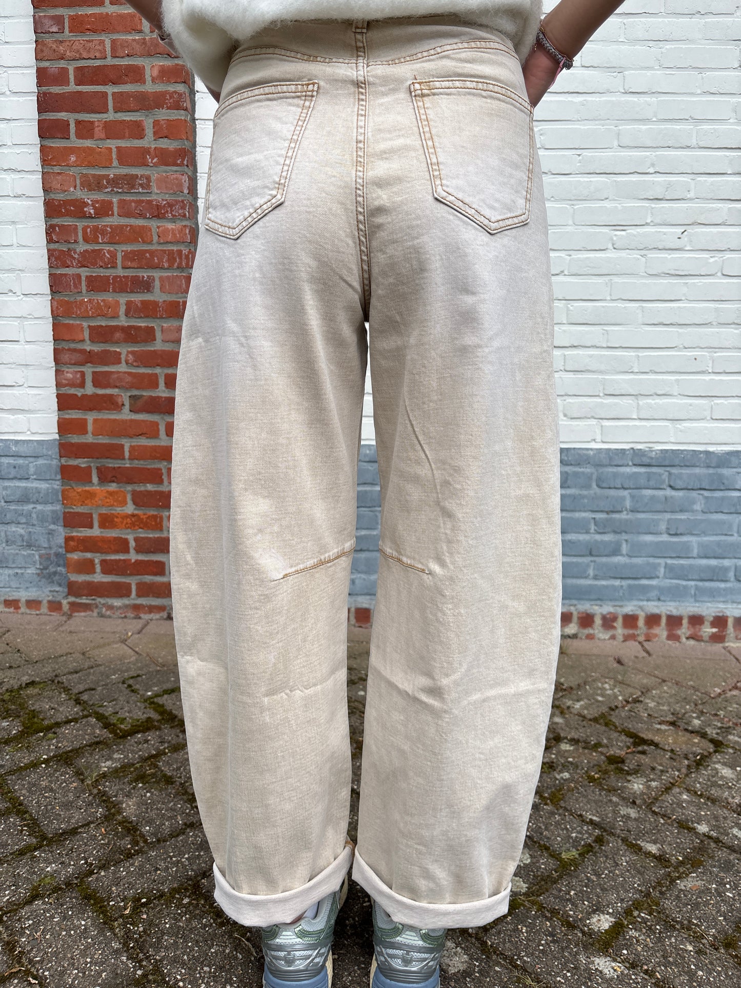 Balloon jeans - beige