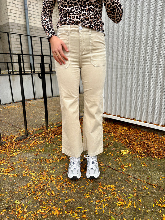 Corduroy broek - beige