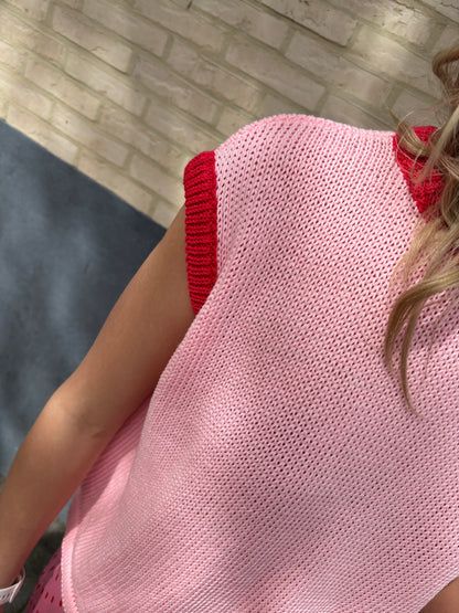 Jolle spencer - roze/rood