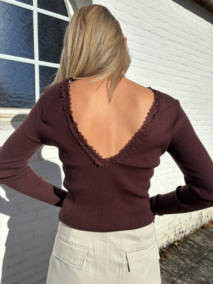 Hailey top - bruin