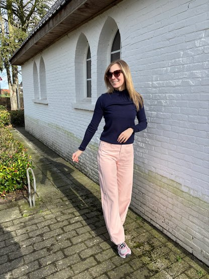 Muna top - donkerblauw