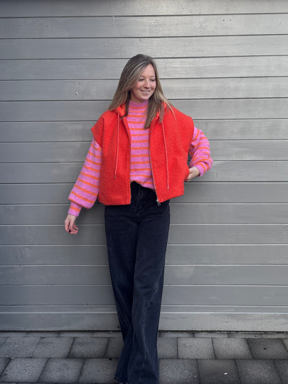 Mia bodywarmer - roodoranje