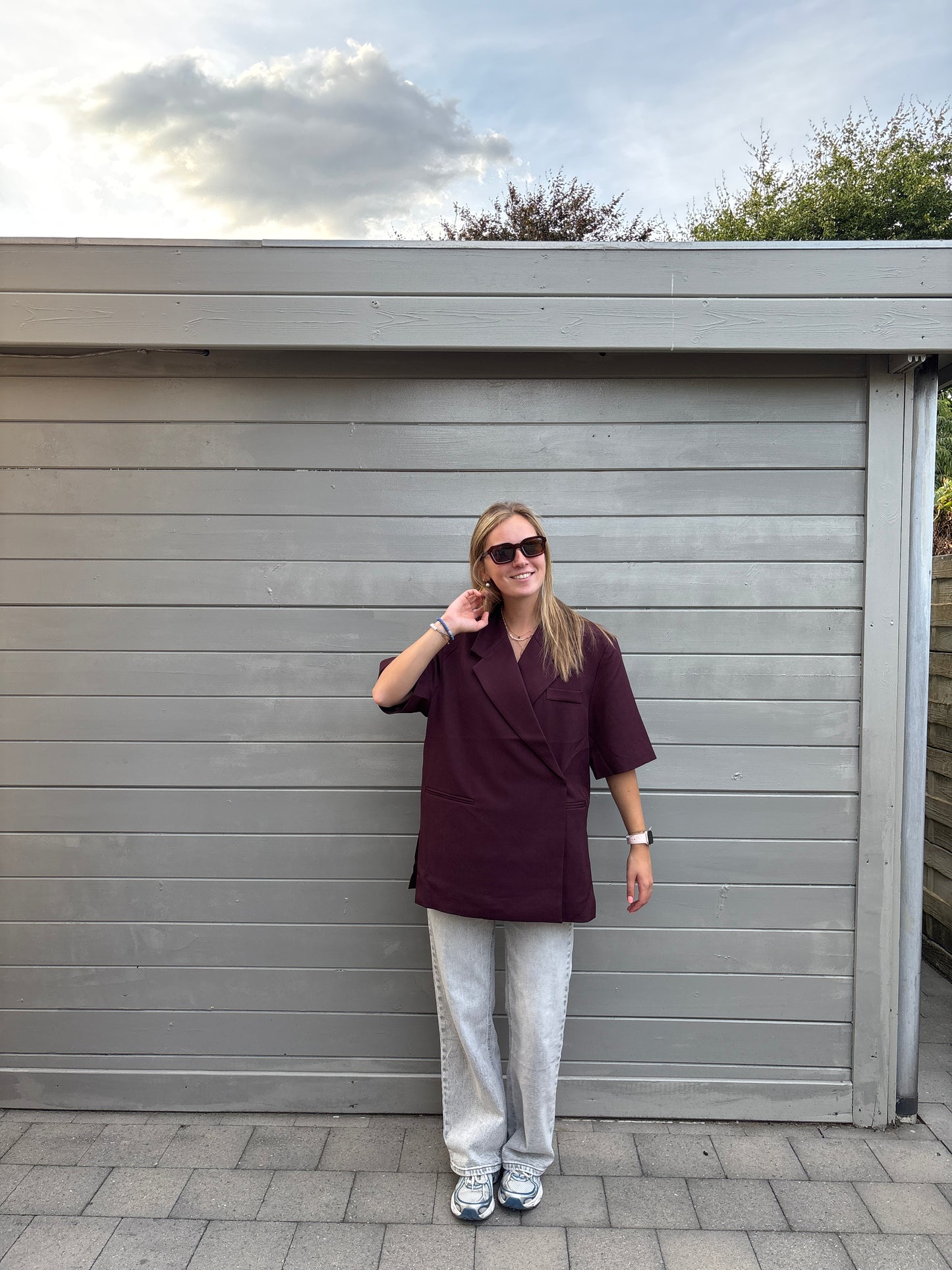 Briana blazer - bordeaux